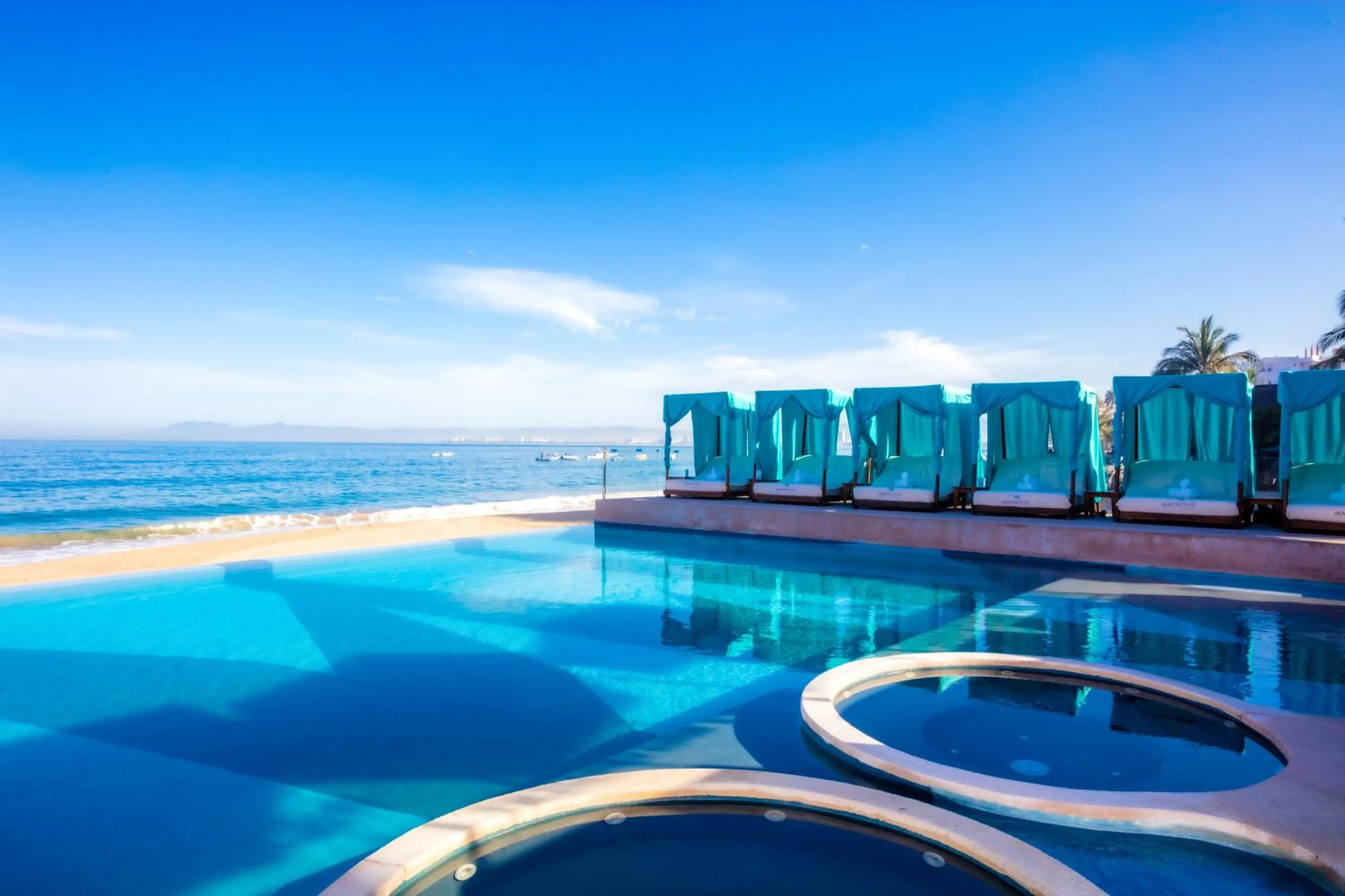 Pool view in Almar LGBT Luxury Resort