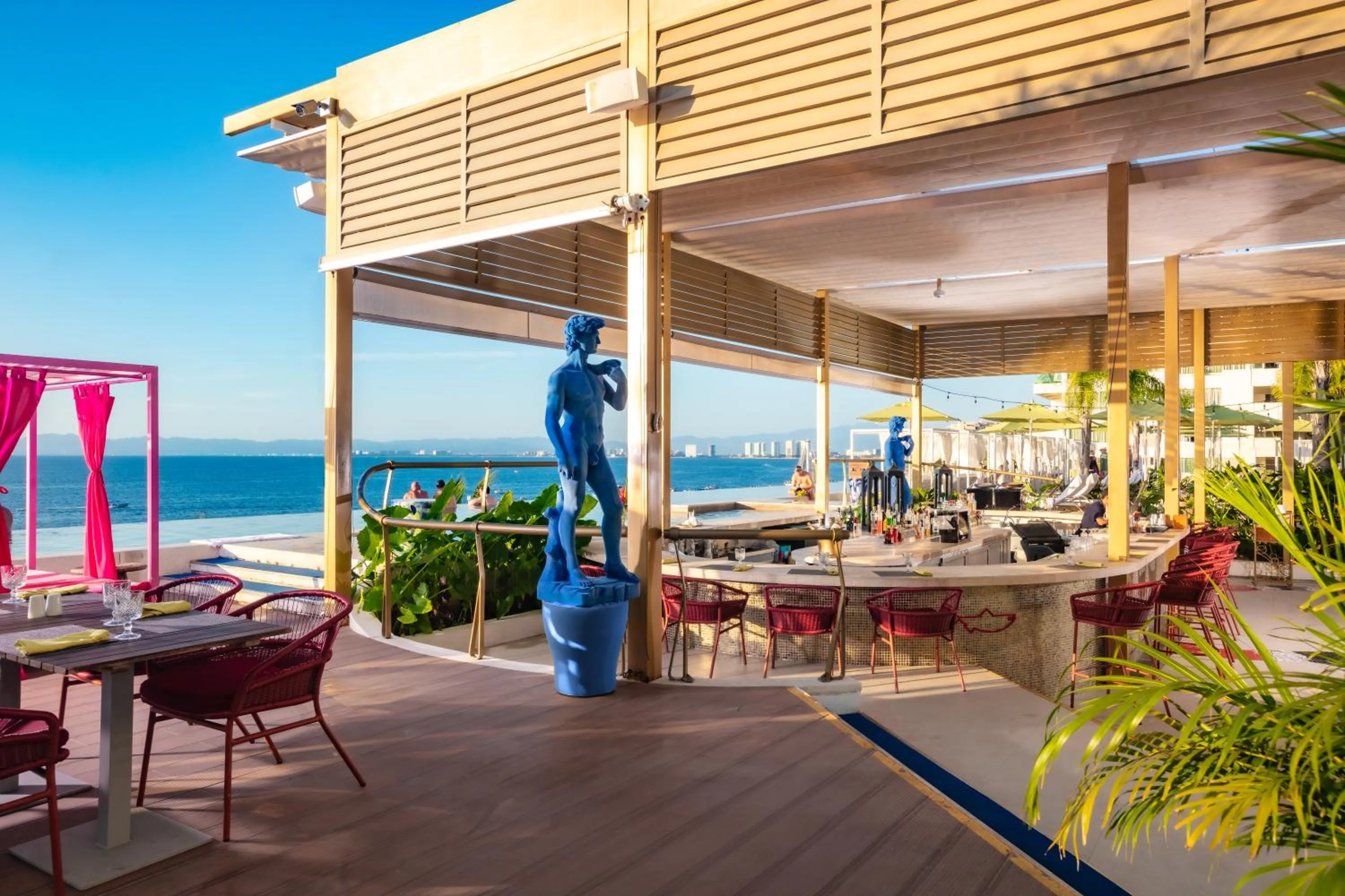 Patio in Almar LGBT Luxury Resort