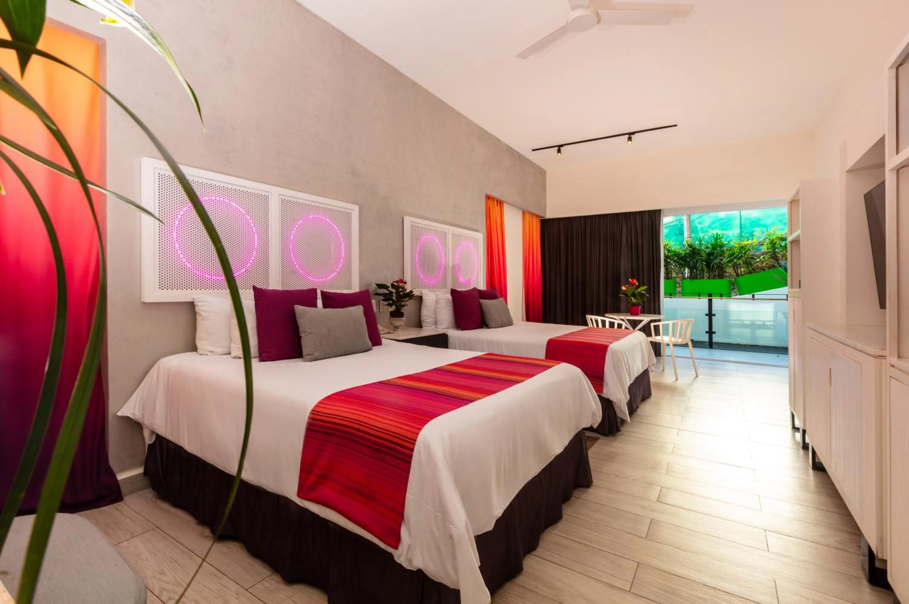 Bed in Almar LGBT Luxury Resort