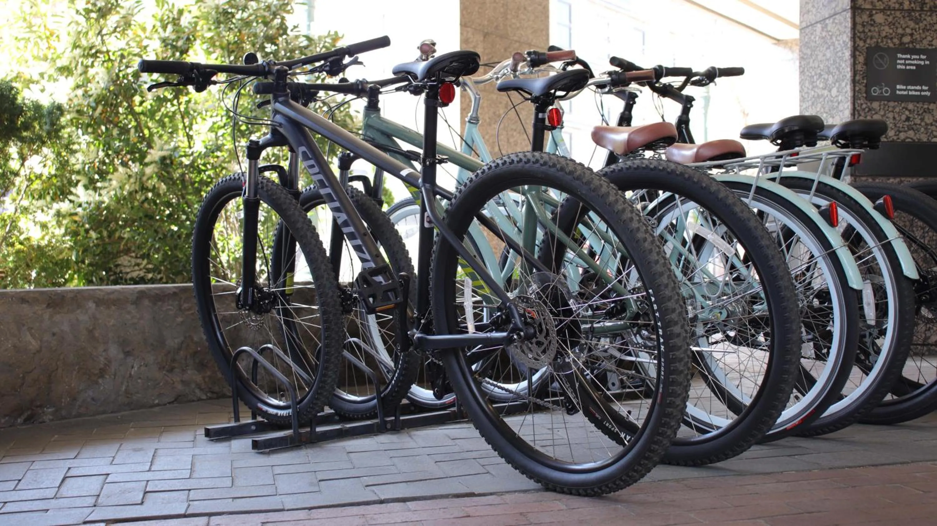 Cycling in The Grove Hotel