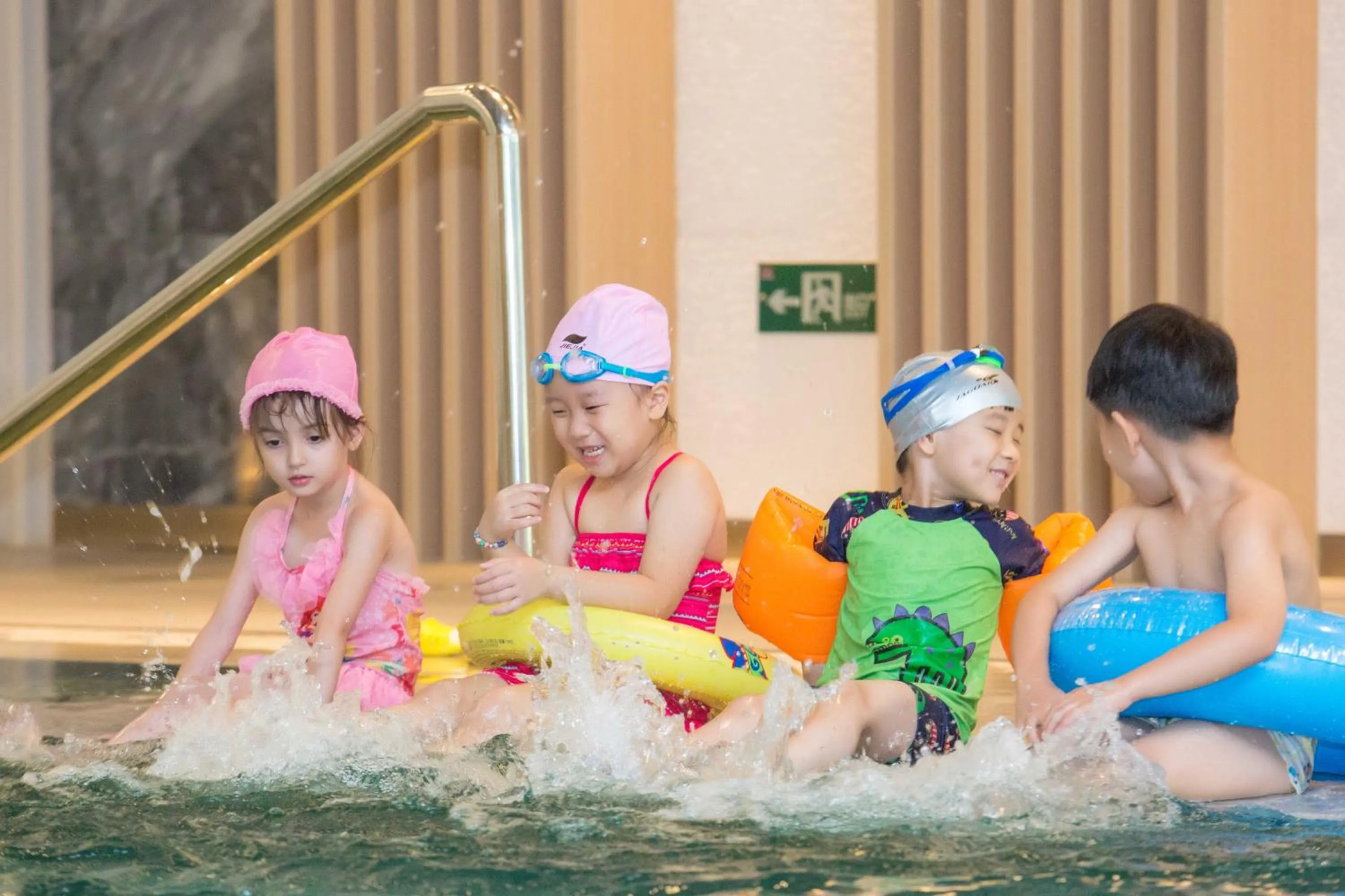 children in West Lake State Guest House