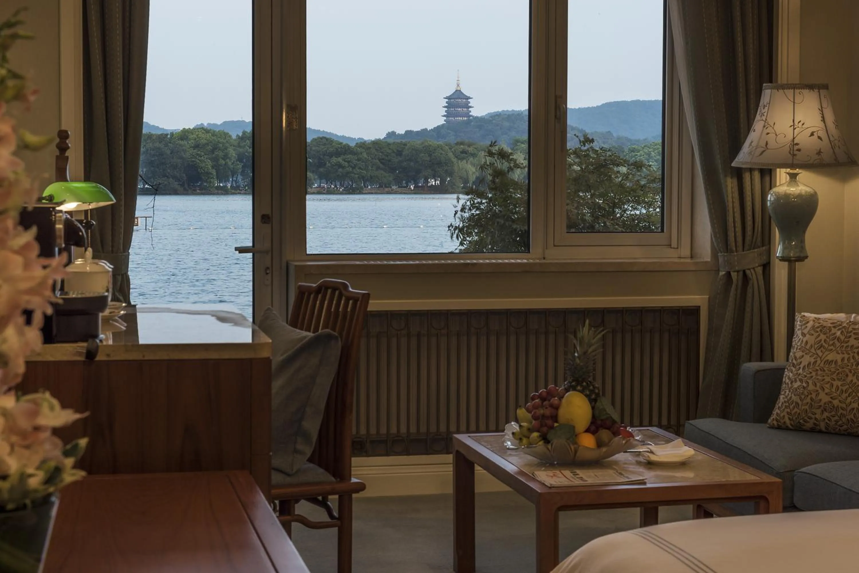 Decorative detail in West Lake State Guest House