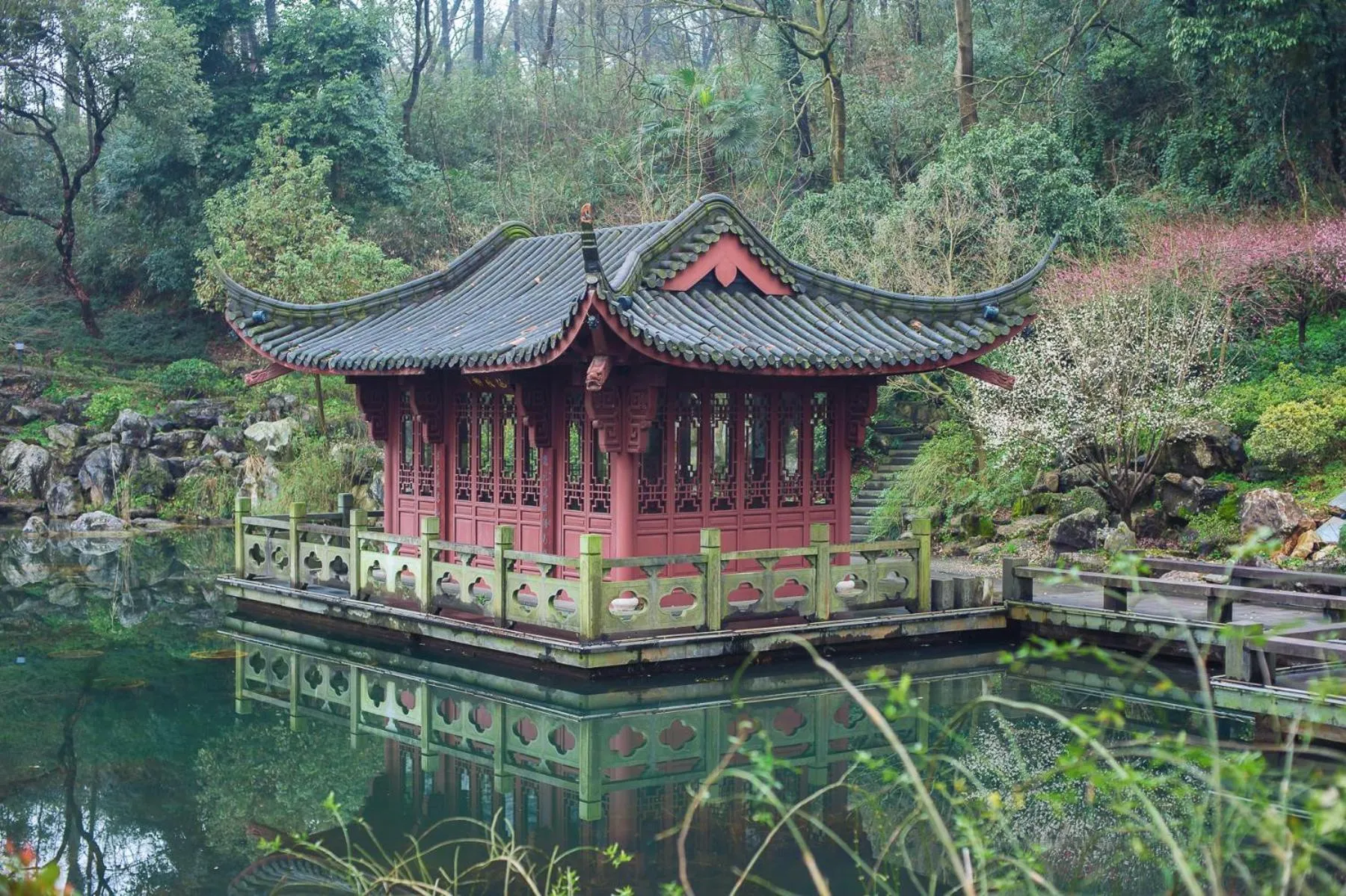 Property building in West Lake State Guest House