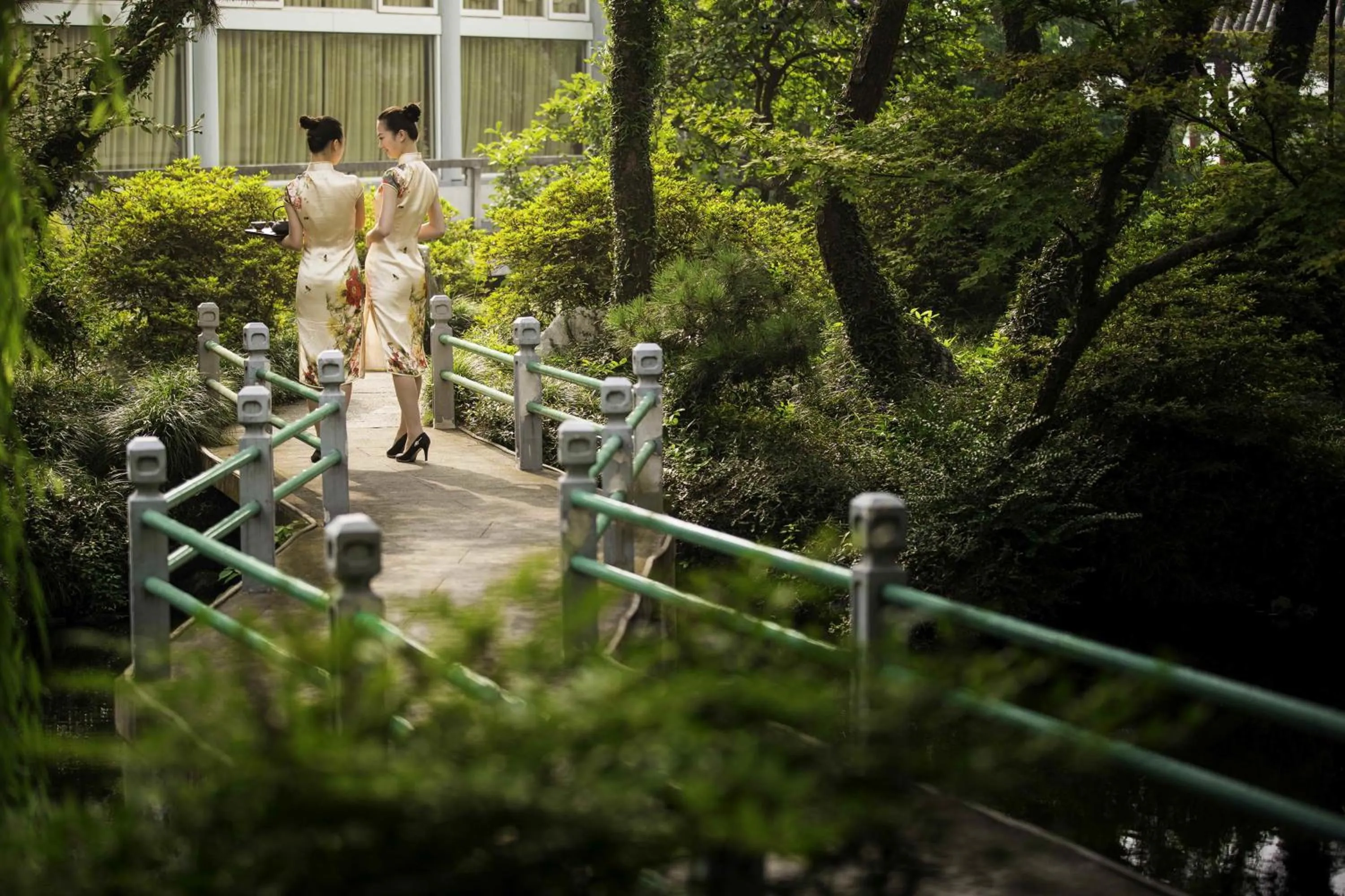 Staff in West Lake State Guest House