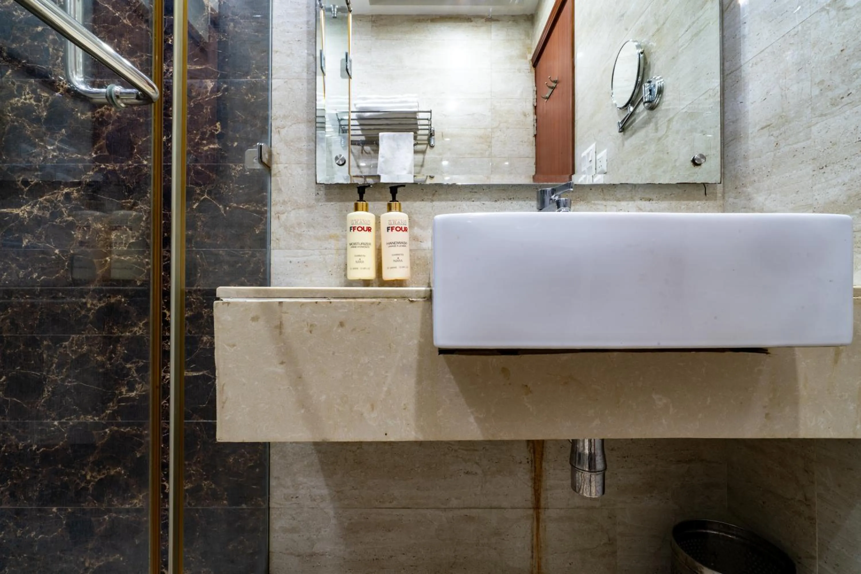 Bathroom in Grand FFOUR near Nehru Place, Delhi