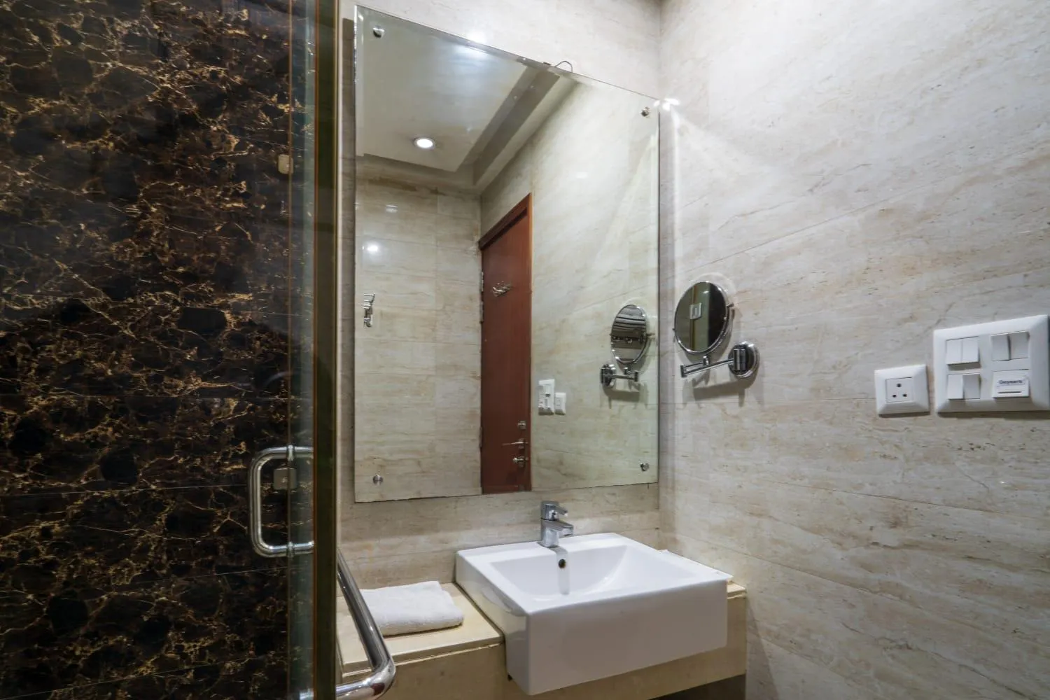 Bathroom in Grand FFOUR near Nehru Place, Delhi