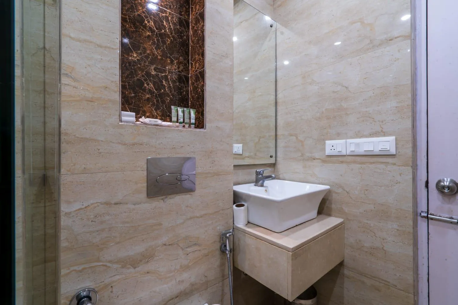 Bathroom in Grand FFOUR near Nehru Place, Delhi