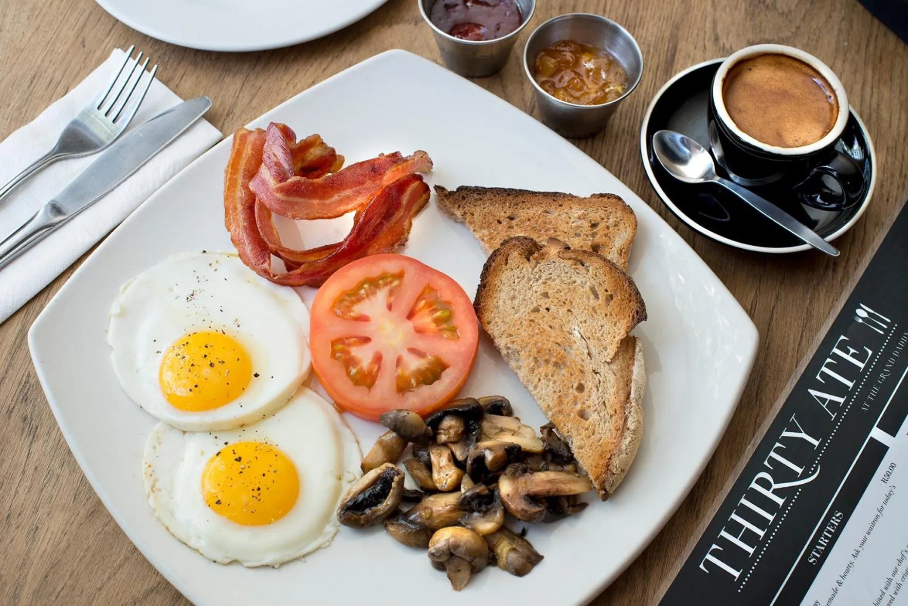 Restaurant/places to eat in Grand Daddy Boutique Hotel