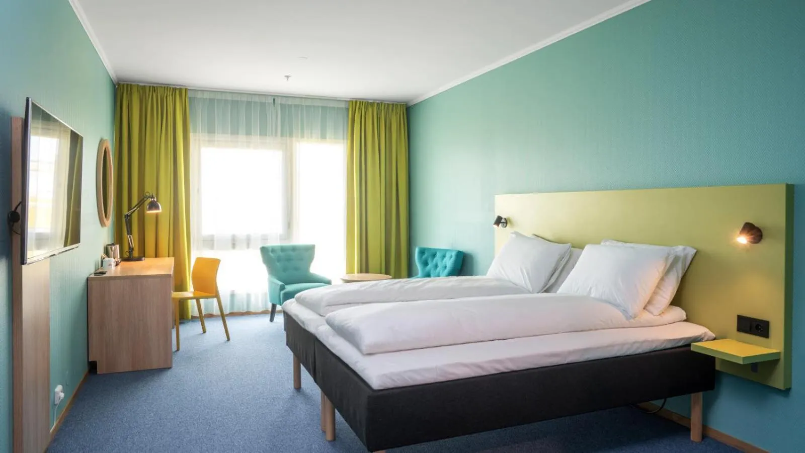 Bed in Thon Hotel Verdal