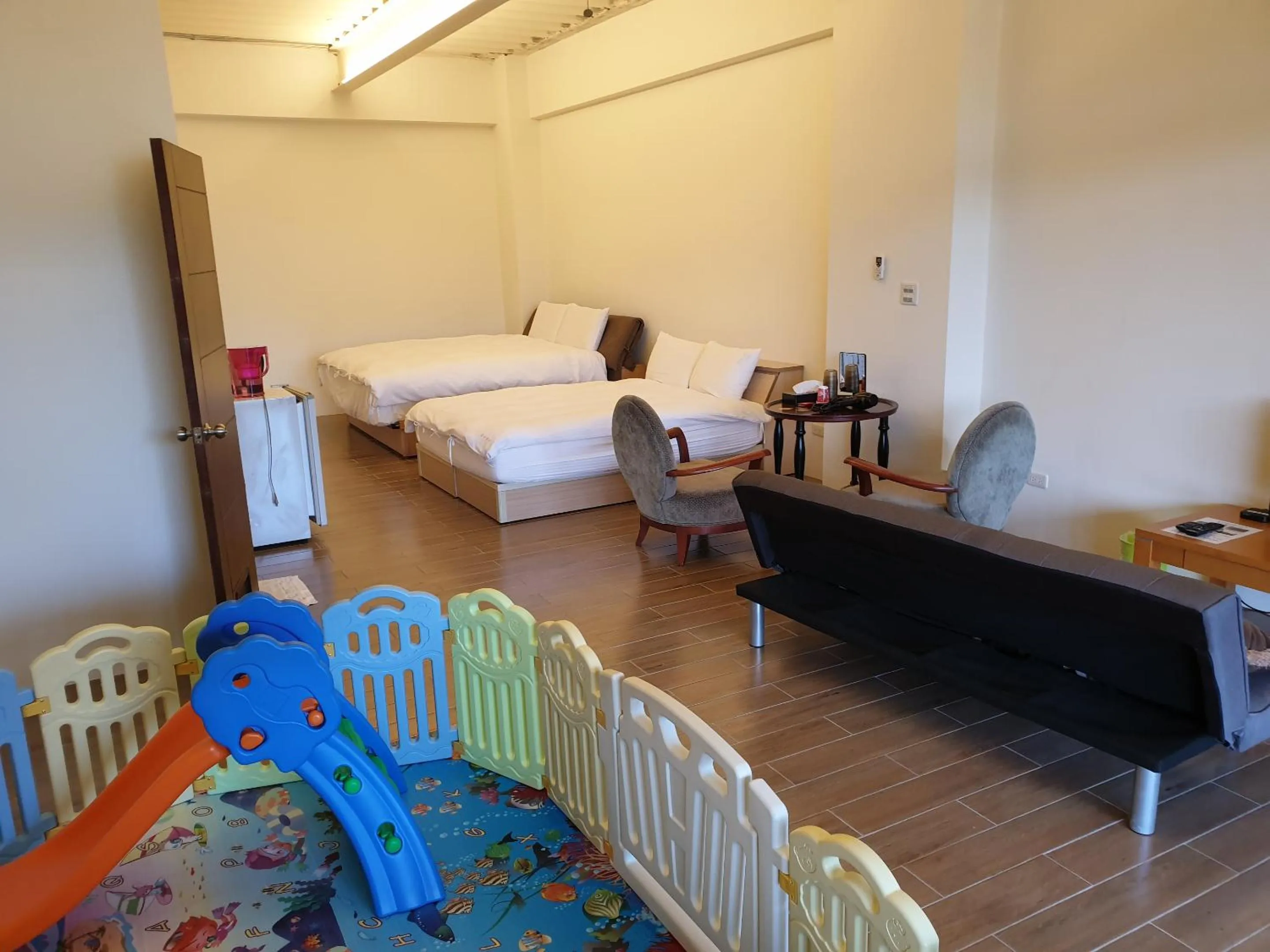 Bed in Sanyi Happiness B&B