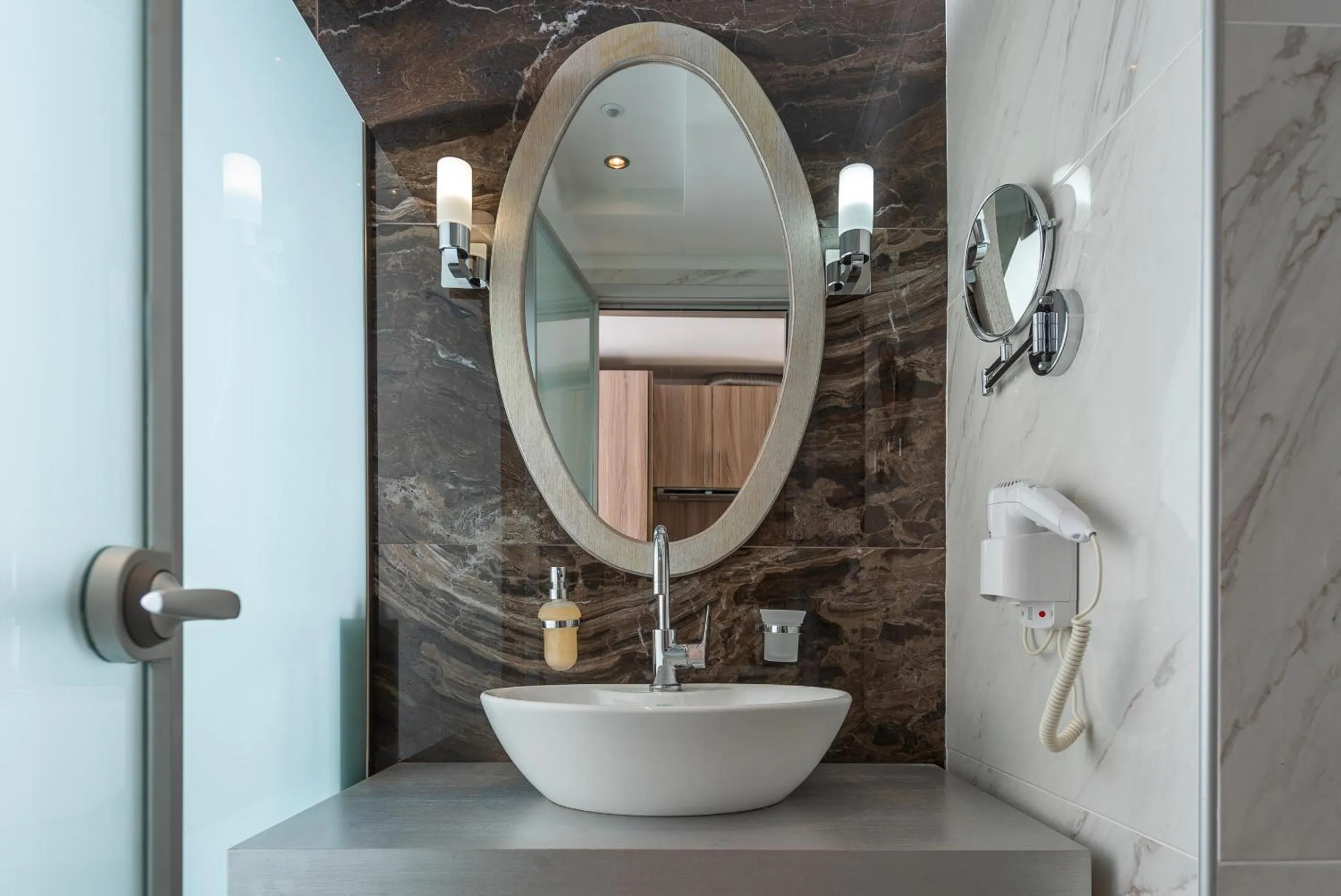 Bathroom in Dionysos Hotel & Suites