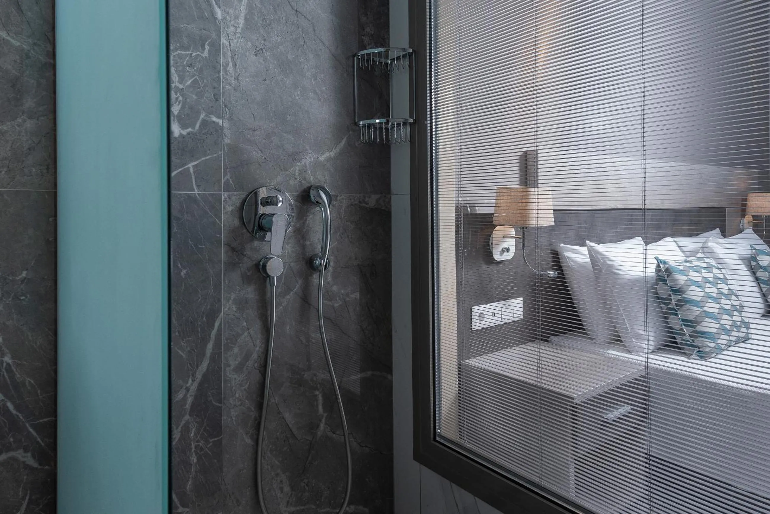 Shower, Bed in Dionysos Hotel & Suites