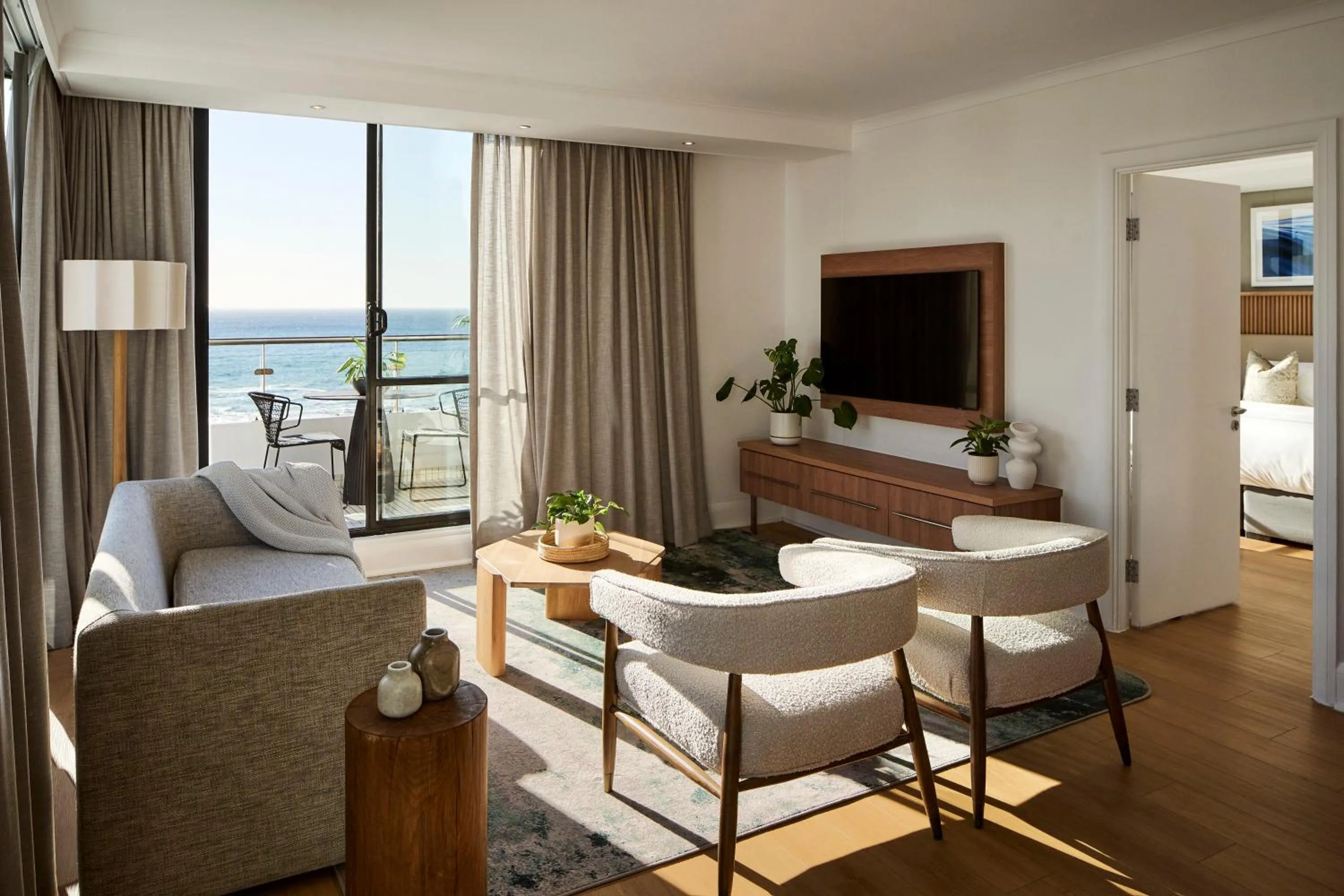 Seating area in President Hotel