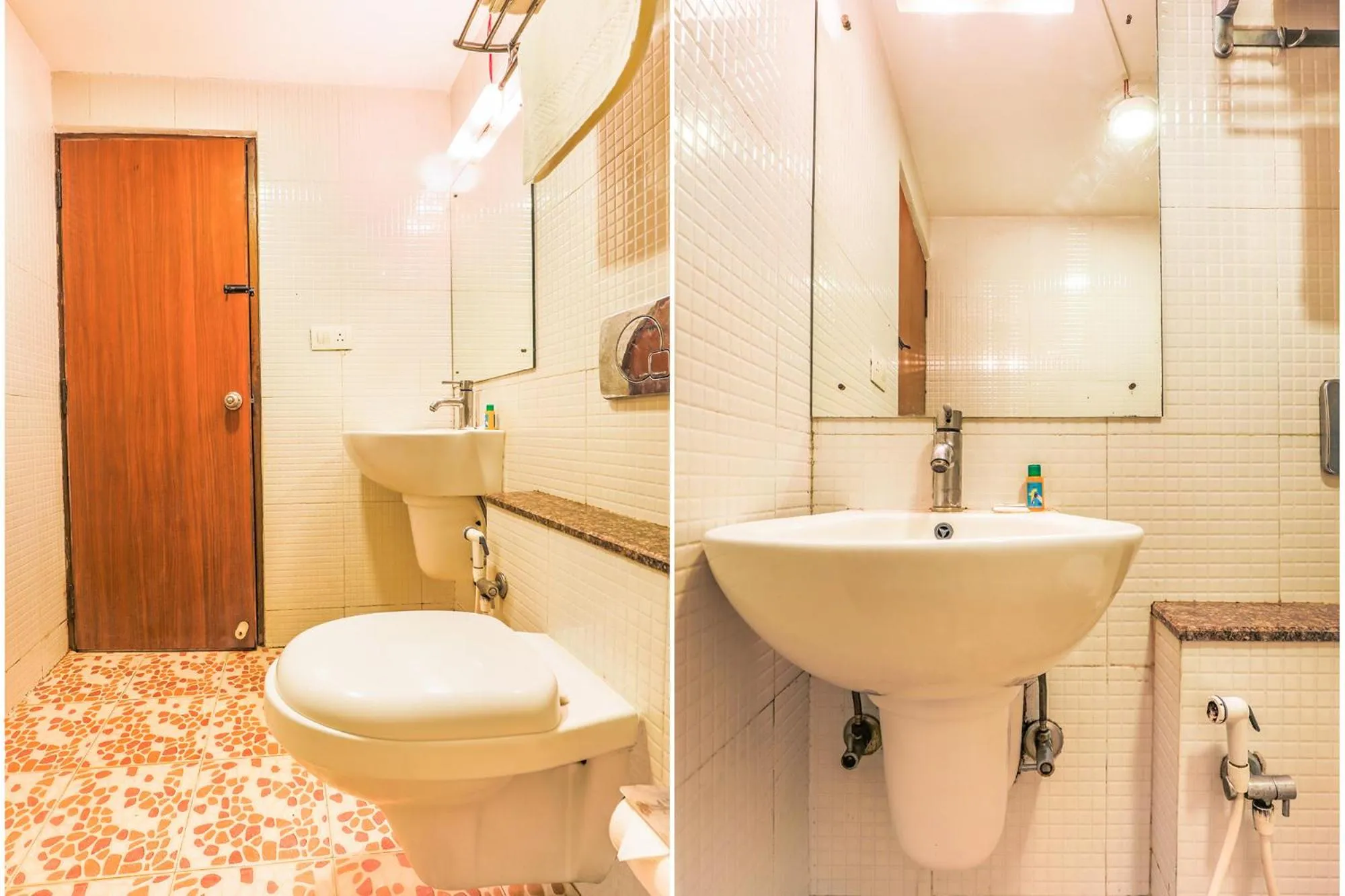 Bathroom in FabHotel Sri Krishna Suites - Bellandur