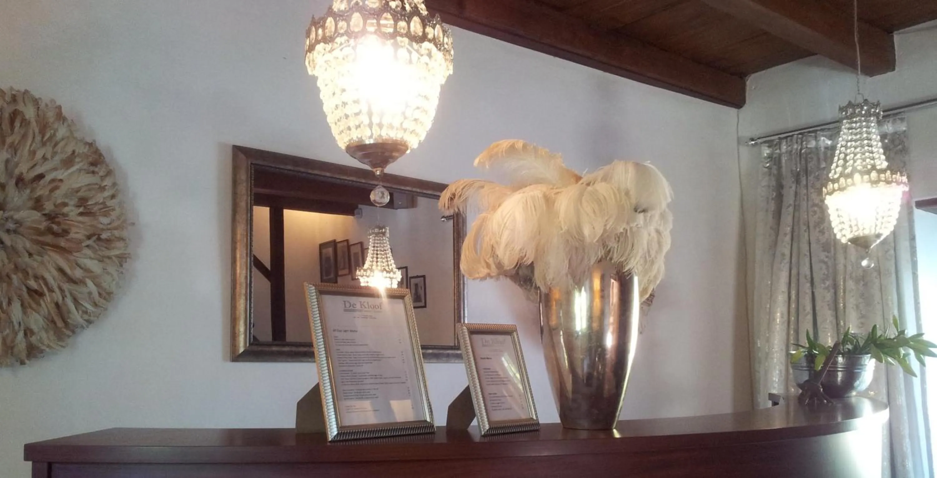 Lobby or reception in De Kloof Heritage Estate and Wellness