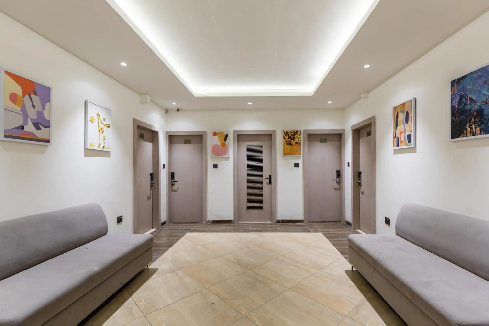 Seating area in FabHotel The Oasis