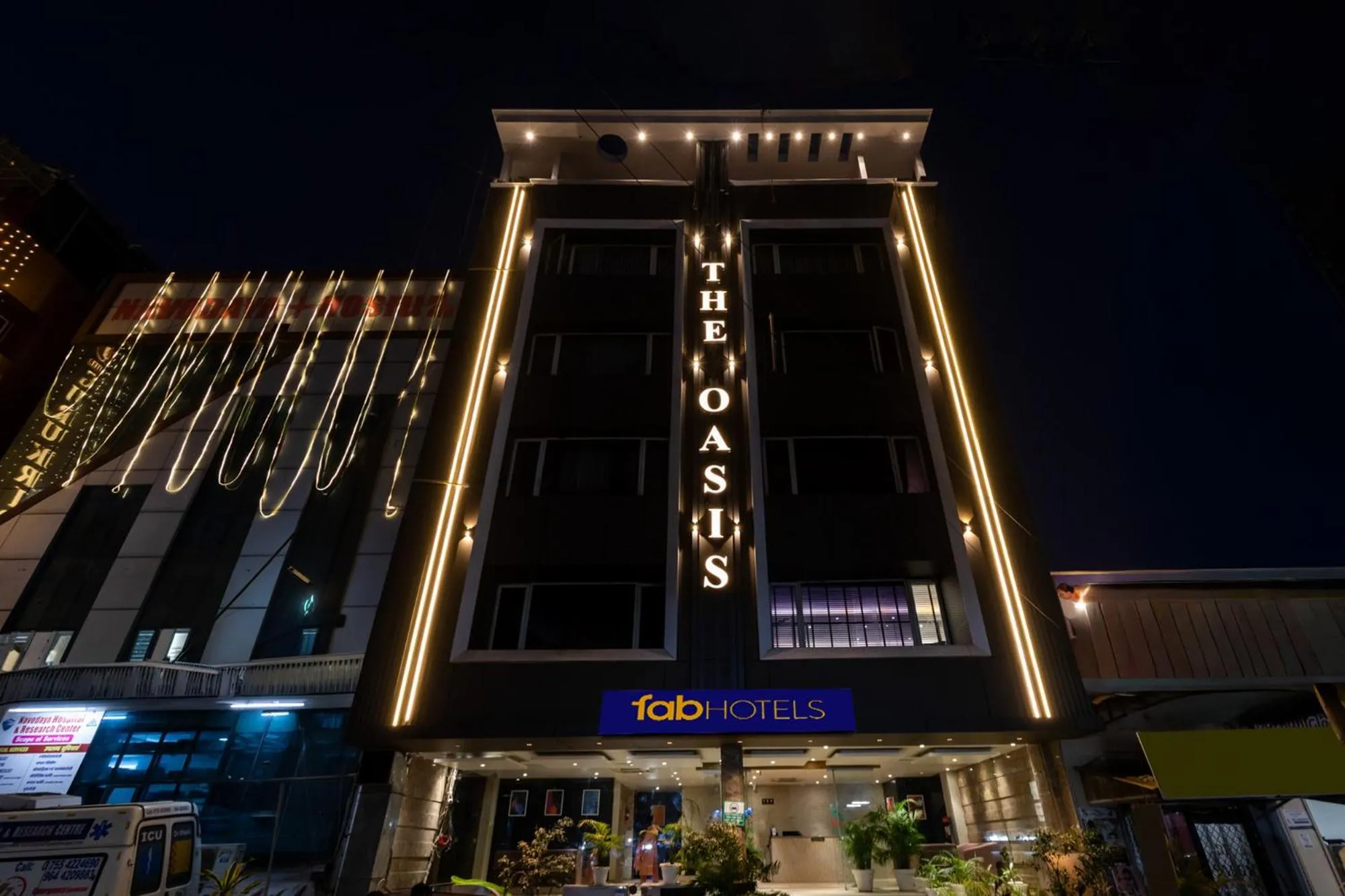 Property building in FabHotel Prime The Oasis