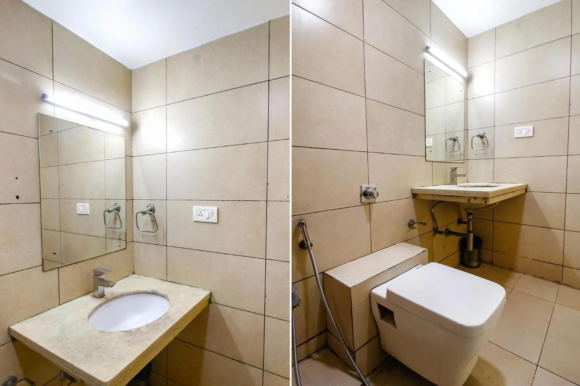 Bathroom in FabHotel The Oasis - Maharana Praatap Nagar