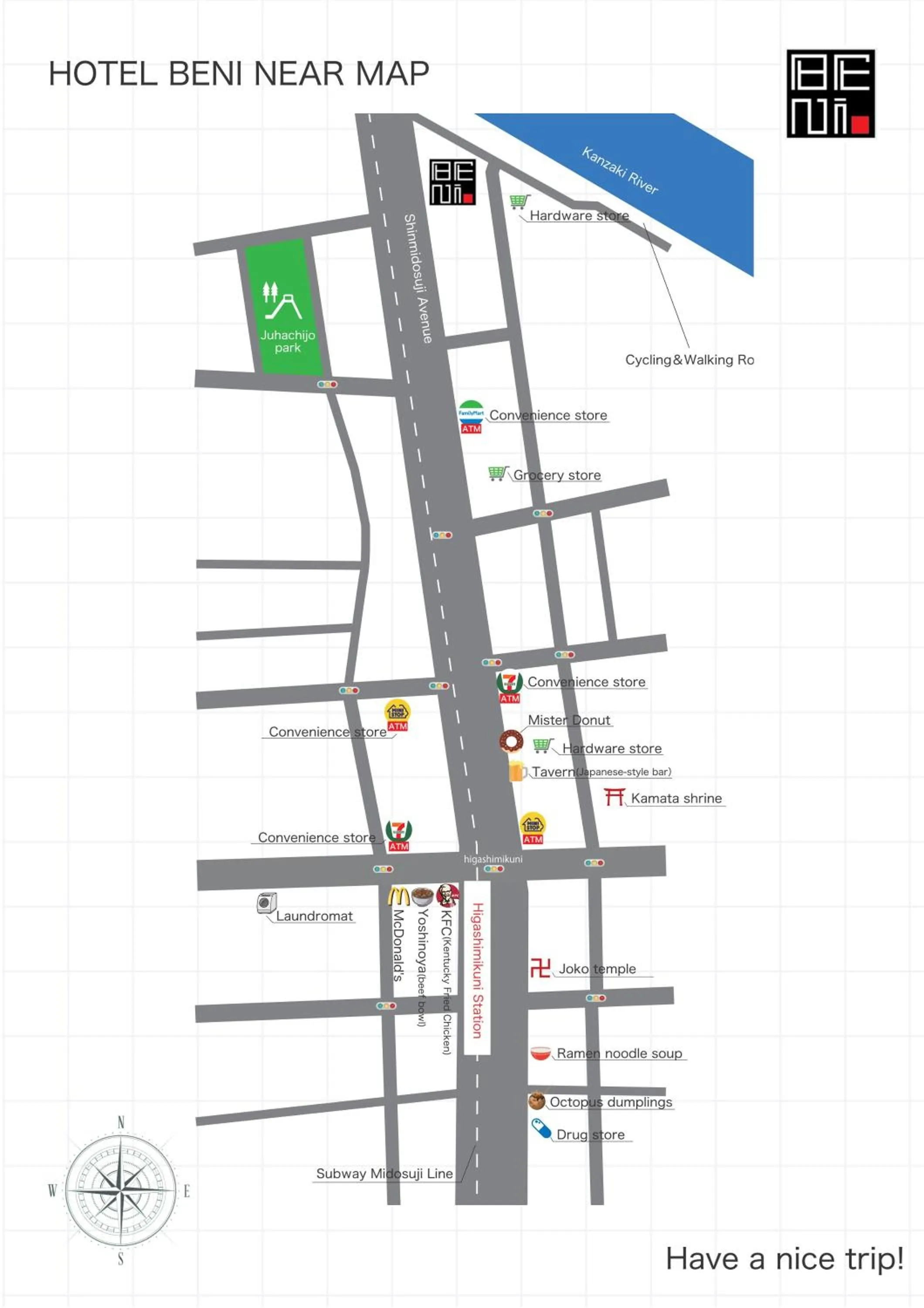 City view, Floor Plan in Hotel Beni East (Adult Only)