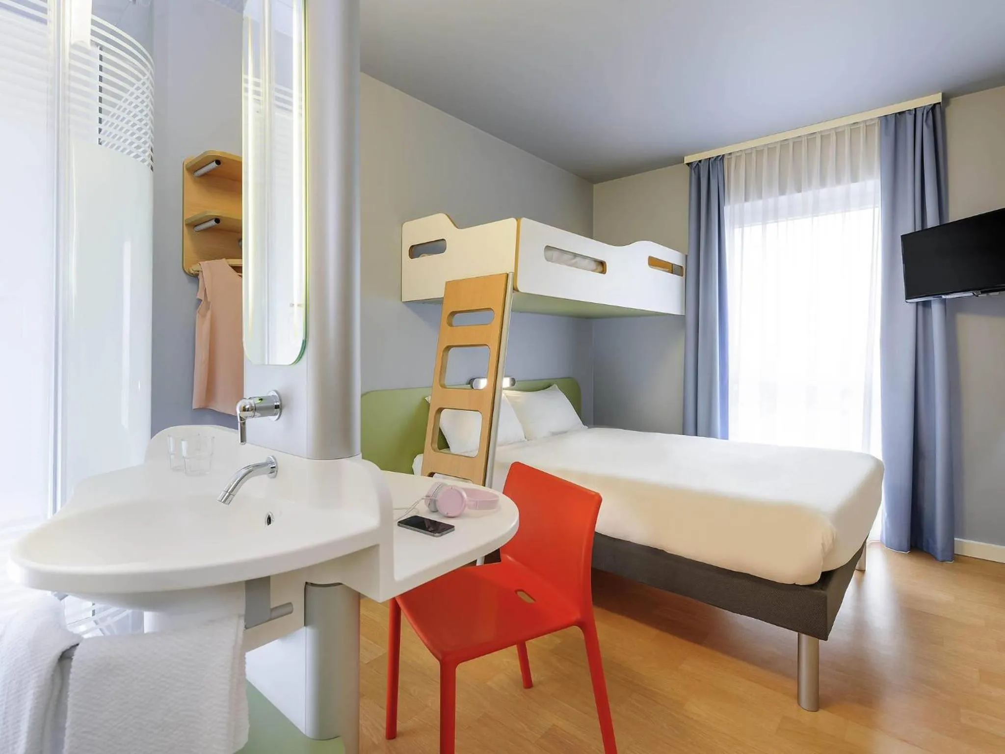 Bedroom, Bed in Ibis Budget Bamberg