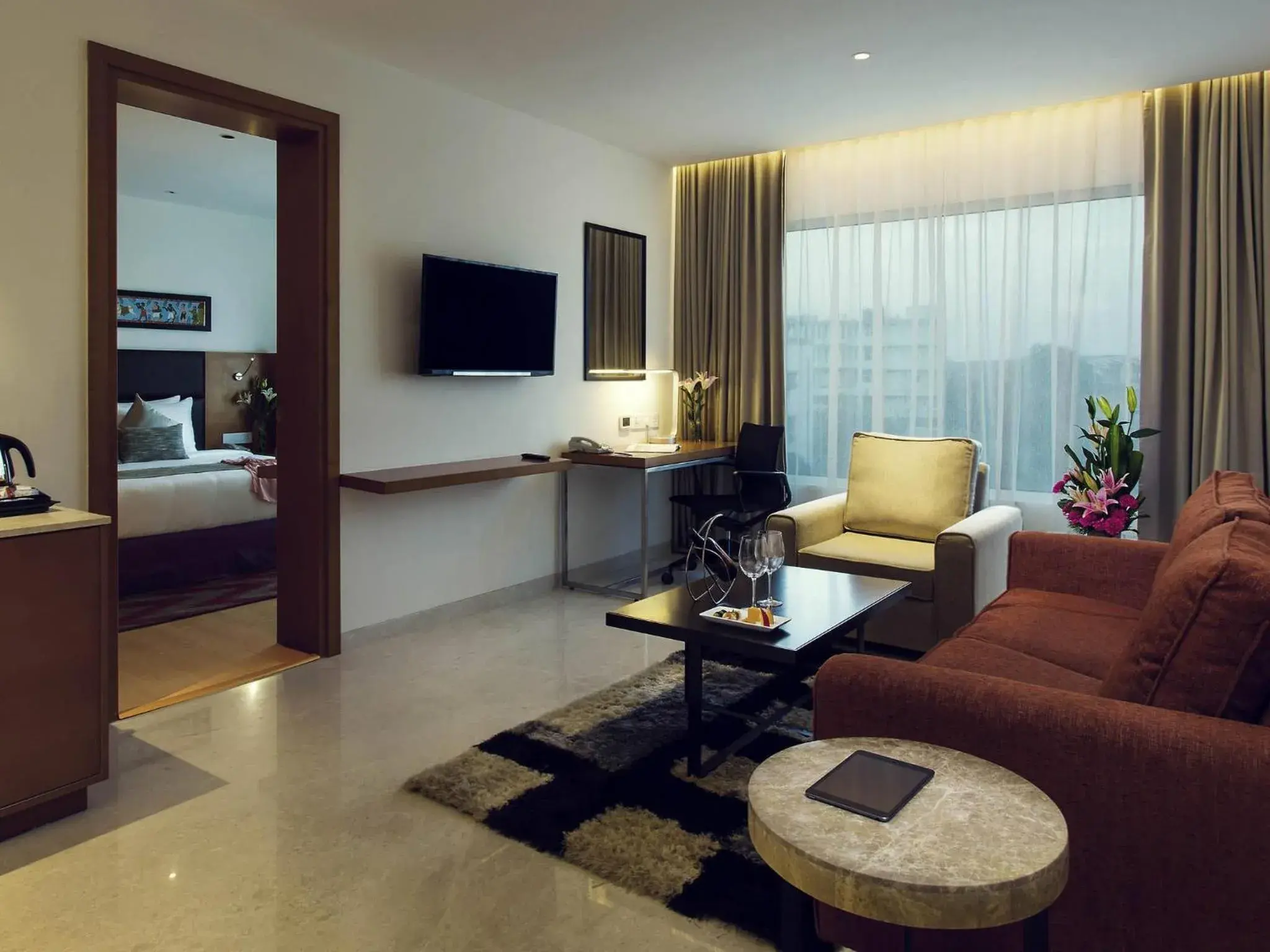 Suite Room with 20% Discount on Food & Soft Beverages (except in Room Dining),20% Discount on SPA in Mercure Hyderabad KCP Banjara Hills, An Accor Hotel Suite Room with 20% Discount on Food & Soft Beverages (except in Room Dining),20% Discount on SPA in Mercure Hyderabad KCP Banjara Hills, An Accor Hotel