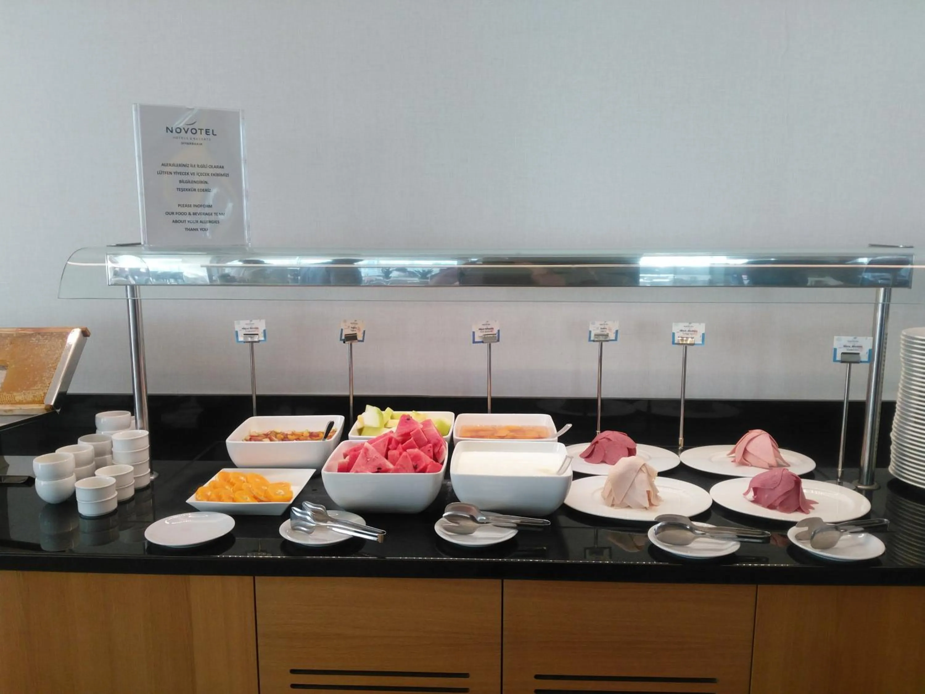 Buffet breakfast in Novotel Diyarbakir