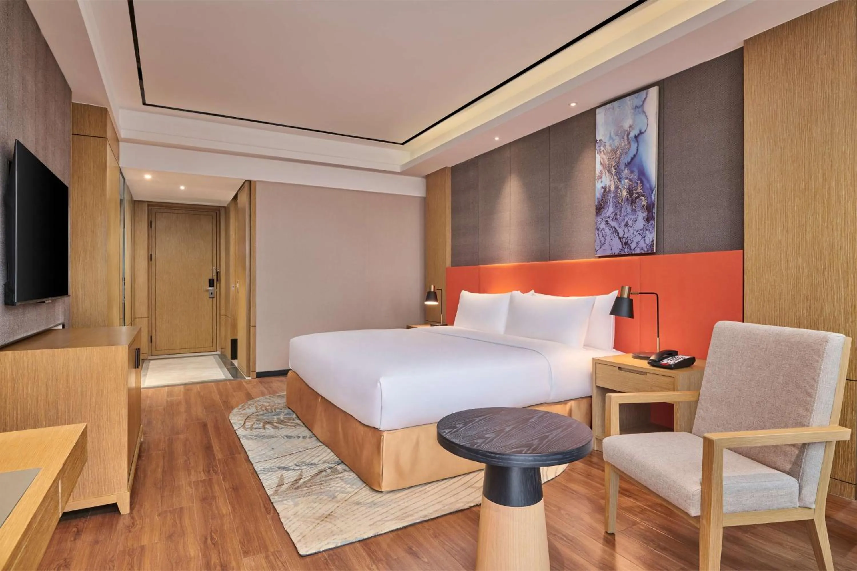 Bed in Hilton Garden Inn Wuhan Hankou