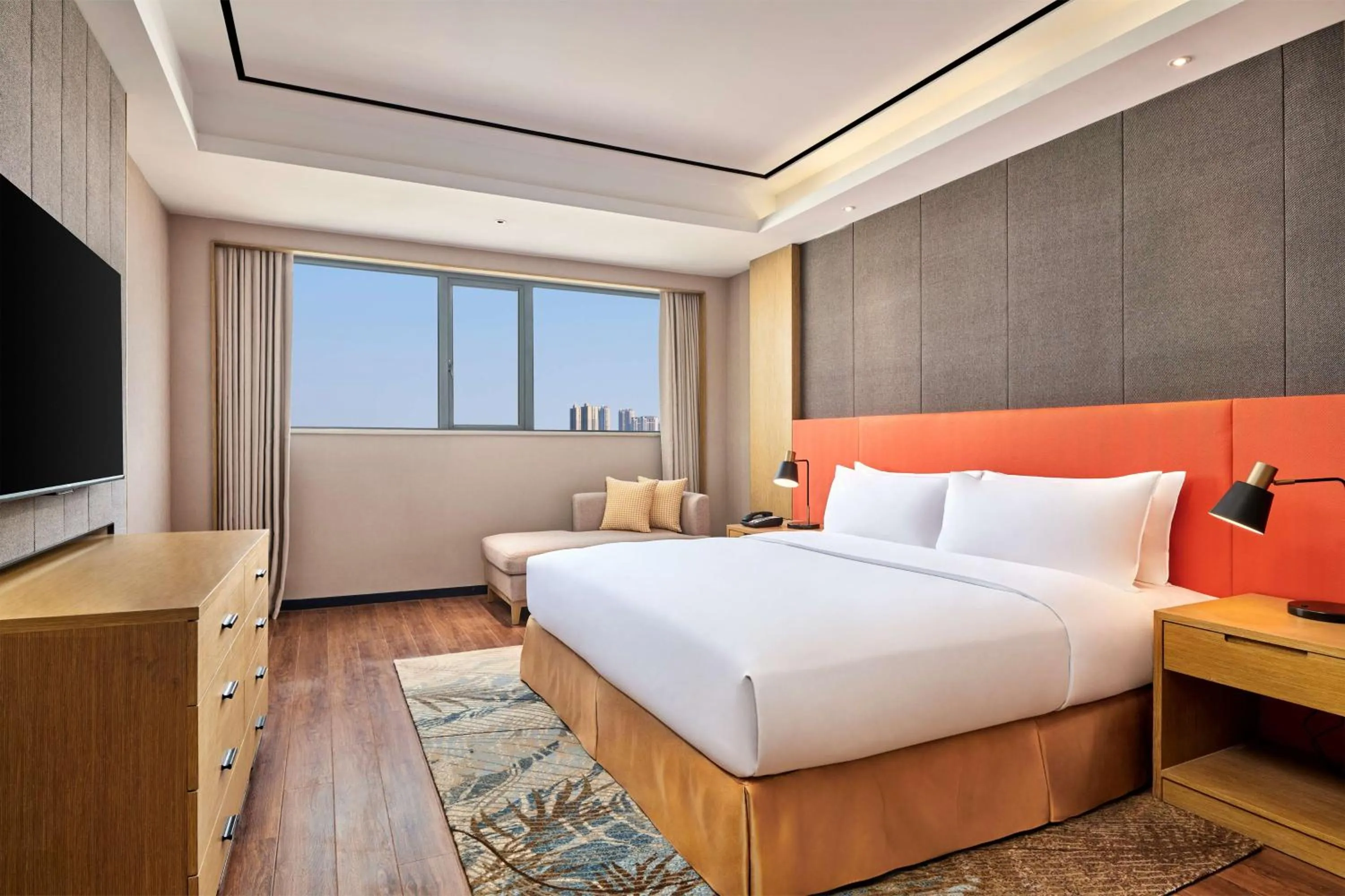 Bed in Hilton Garden Inn Wuhan Hankou