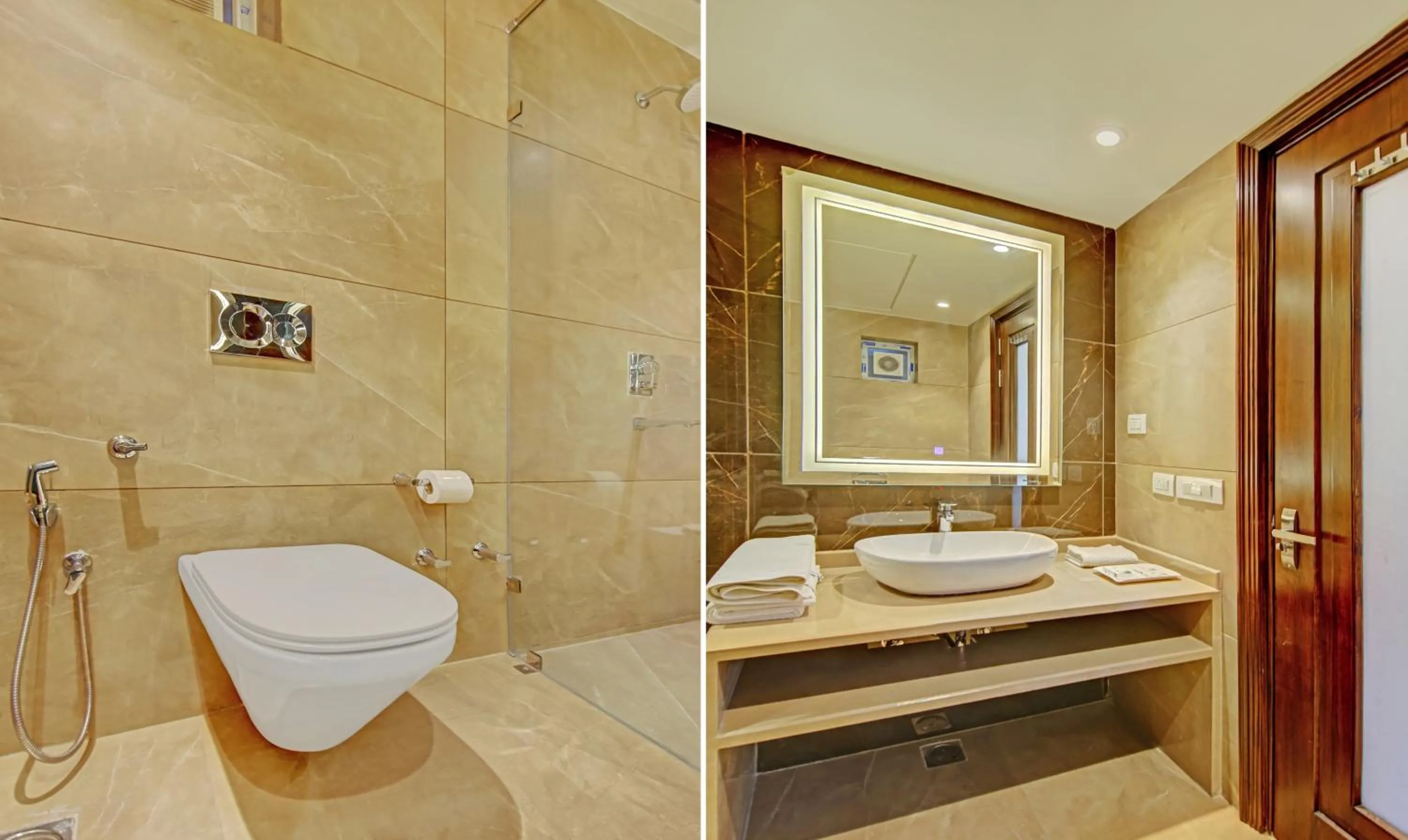 Bathroom in Treebo Premium Relax Inn Patel Nagar