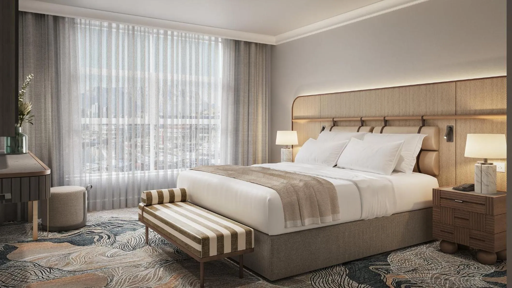 Photo of the whole room, Bed in InterContinental Table Bay Cape Town by IHG