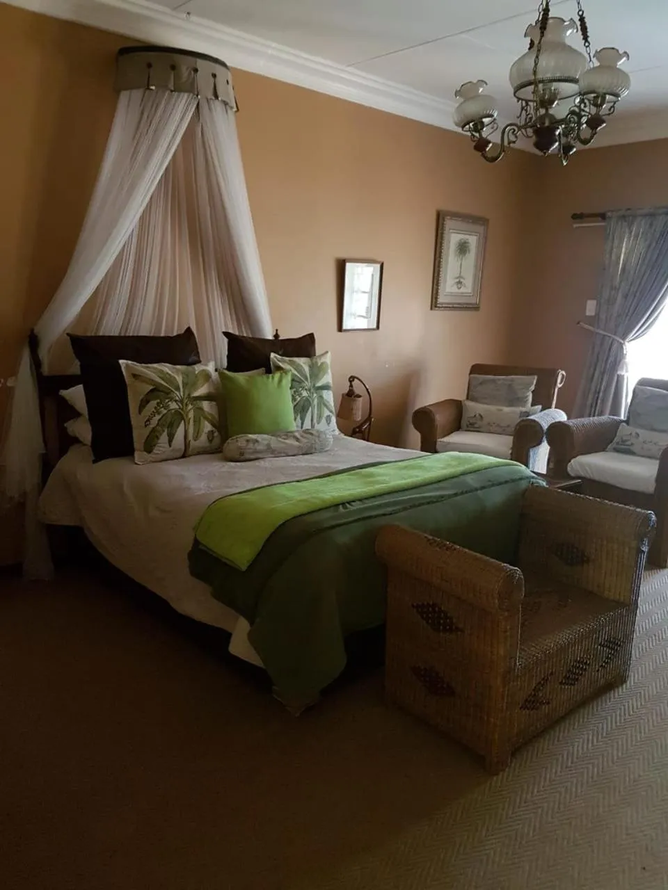 Bed in Old Mine Guesthouse