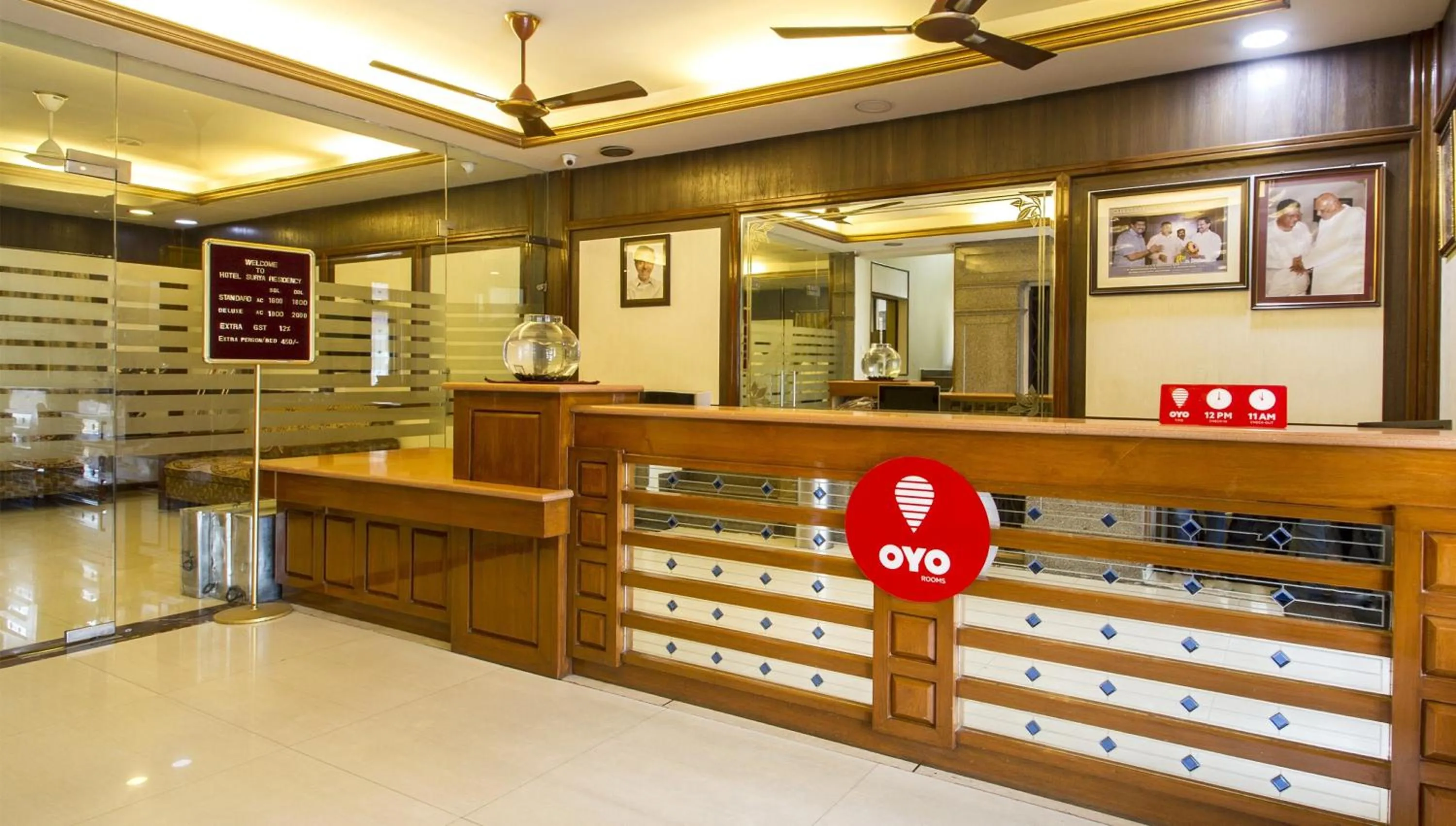 Lobby or reception in Hotel O Surya Residency