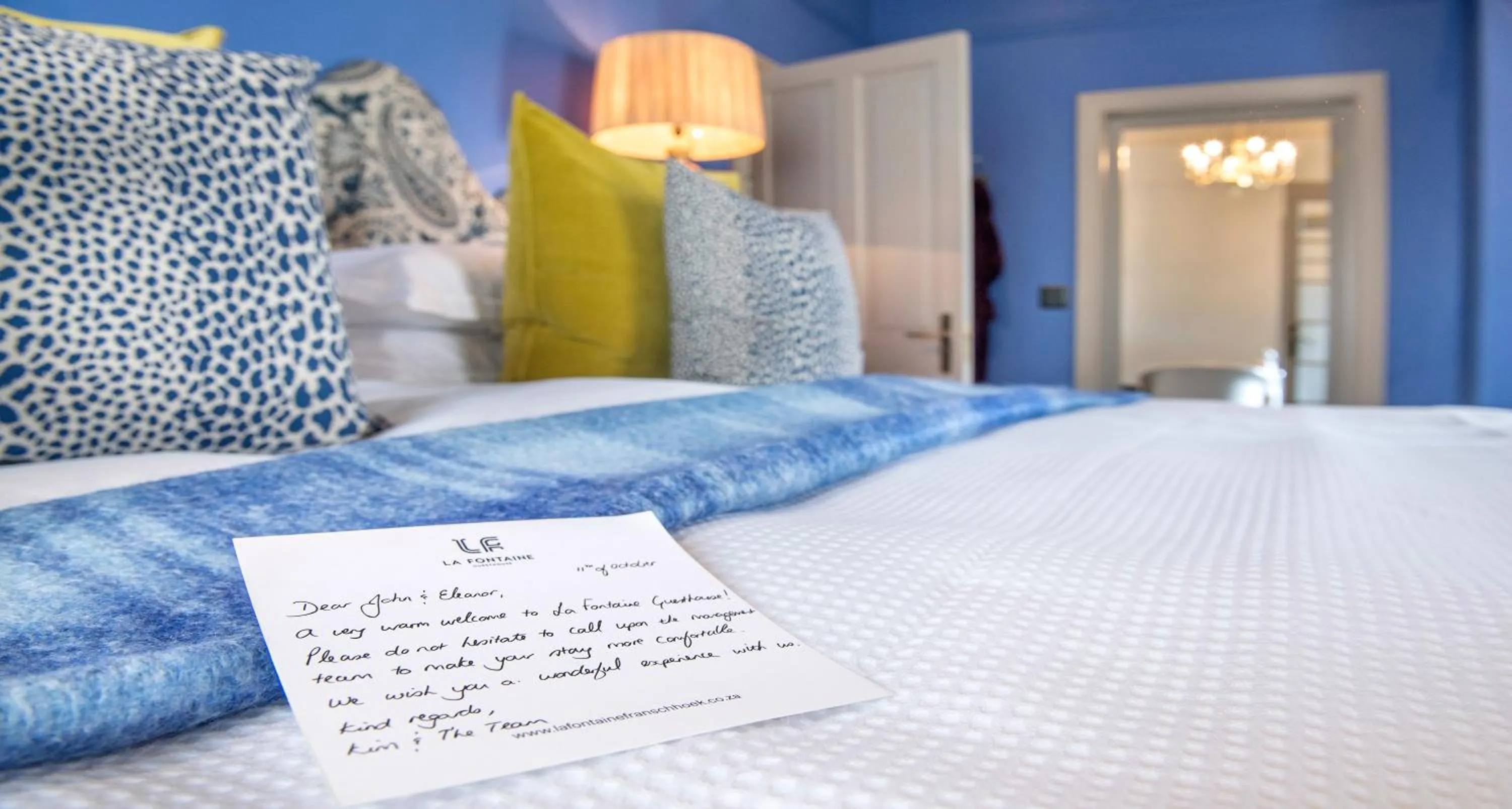 Decorative detail, Bed in La Fontaine Boutique Hotel by The Oyster Collection