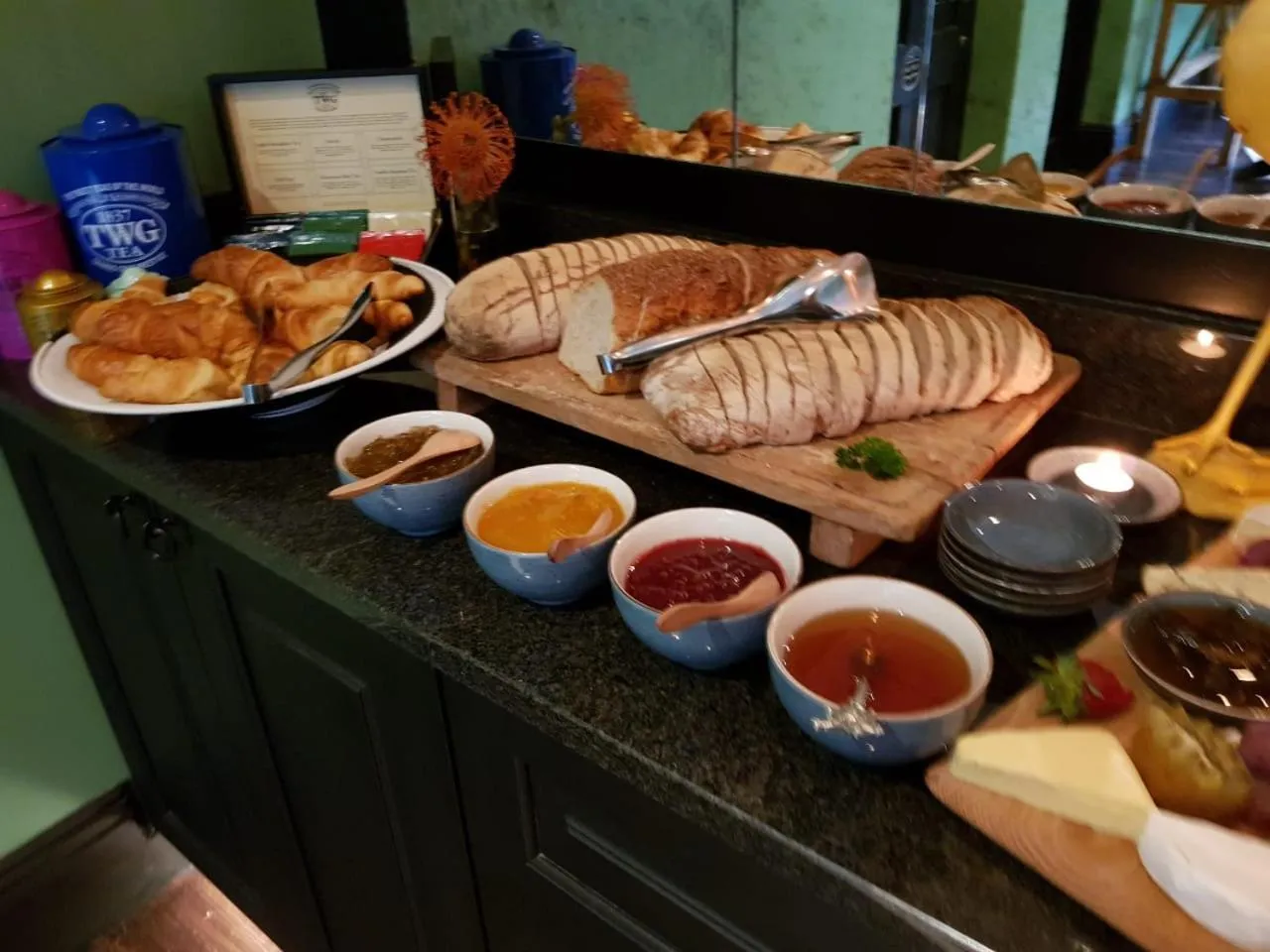 Breakfast in La Fontaine Boutique Hotel by The Oyster Collection