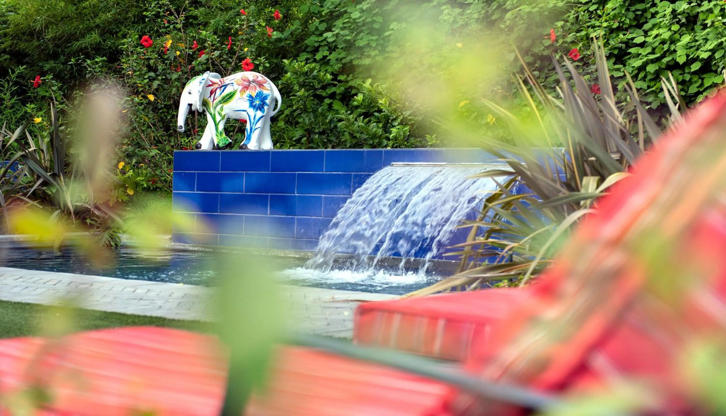 Garden in La Fontaine Boutique Hotel by The Oyster Collection
