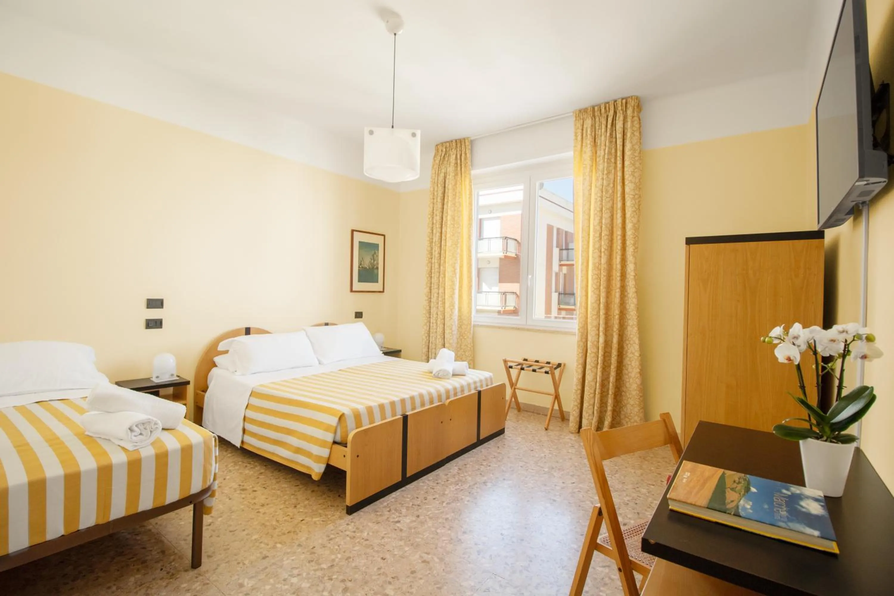 Bed in Hotel Marcelli