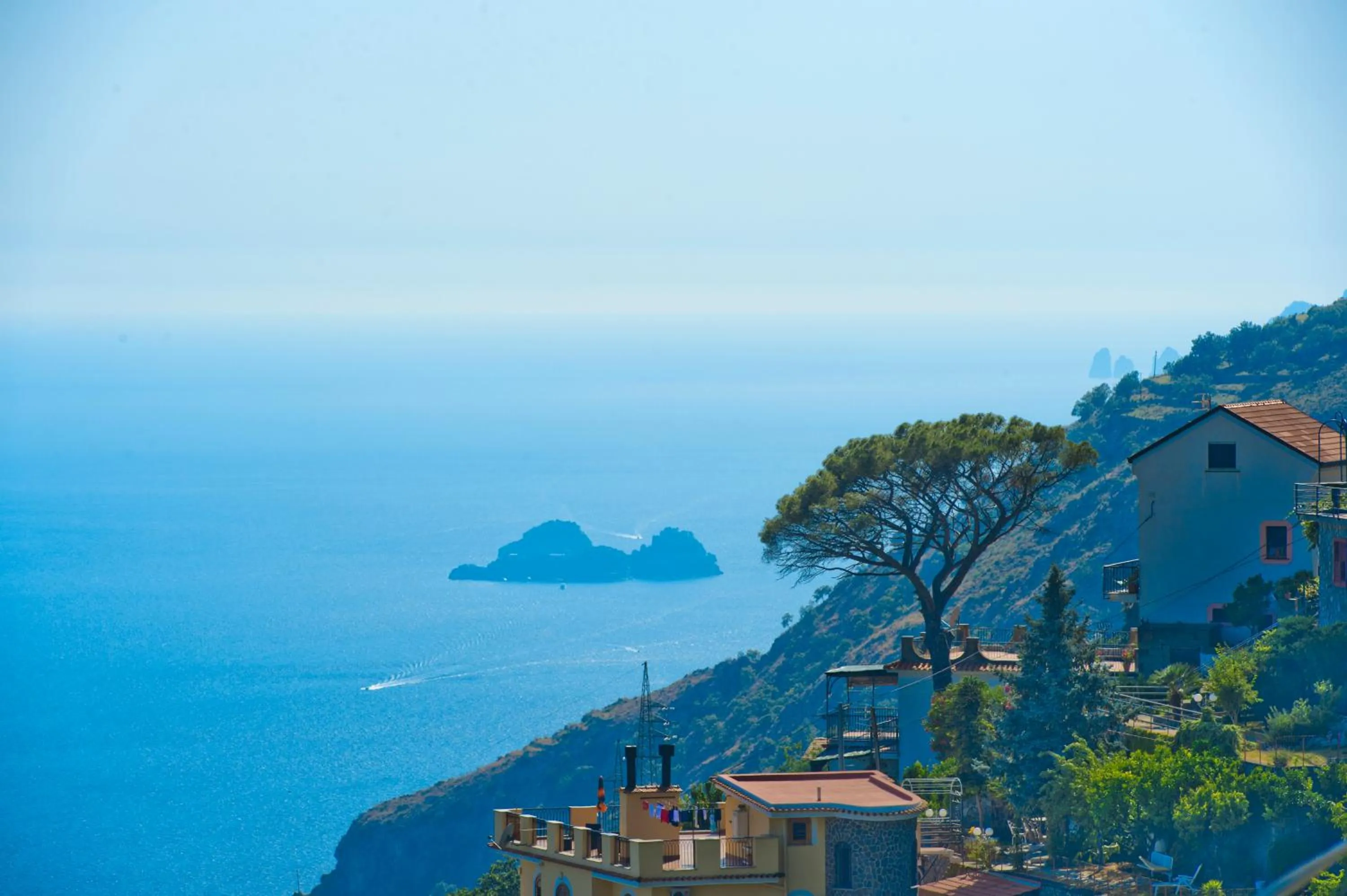 Sea view in La Mela Blu