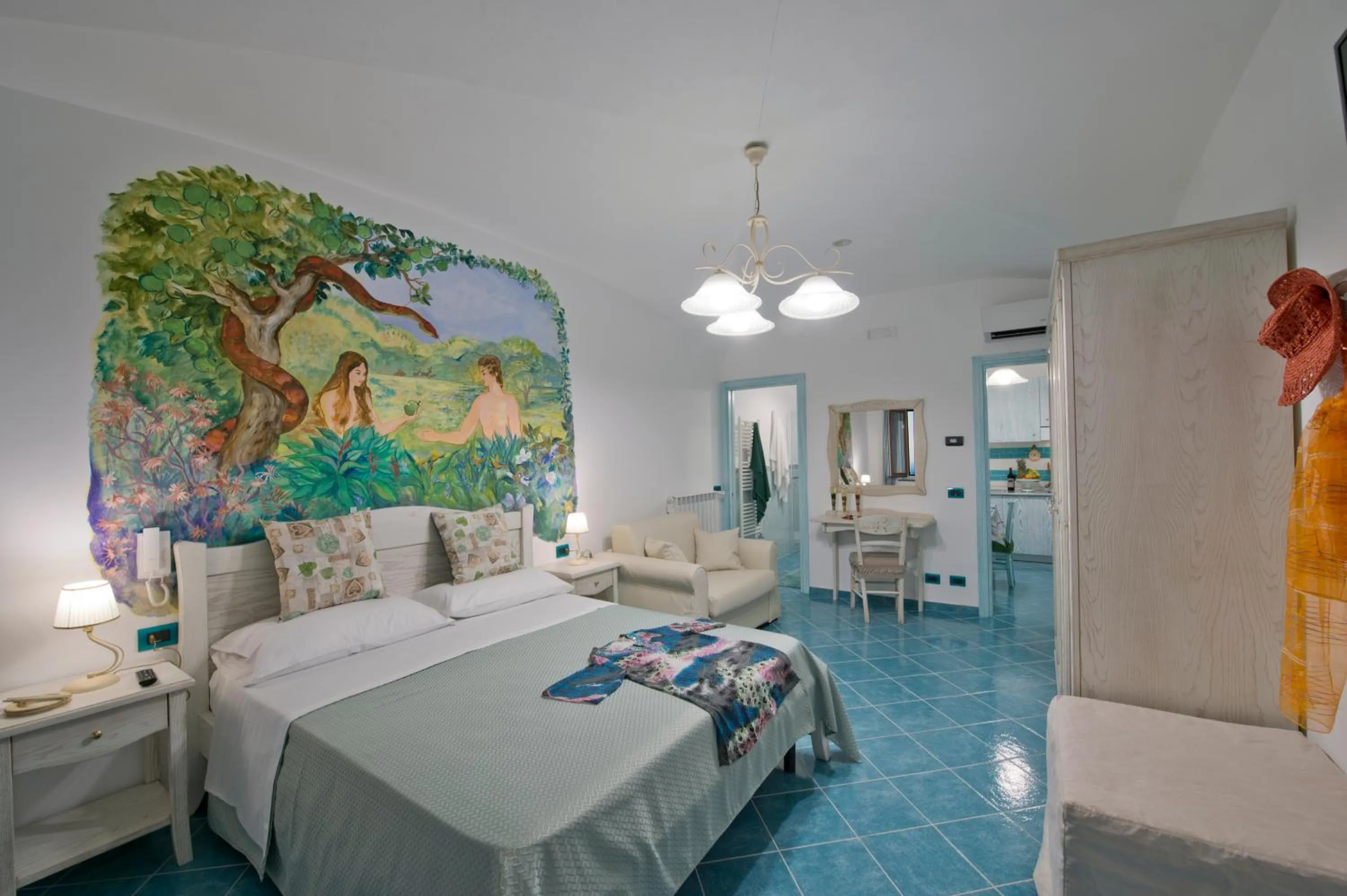 Bedroom, Bed in La Mela Blu