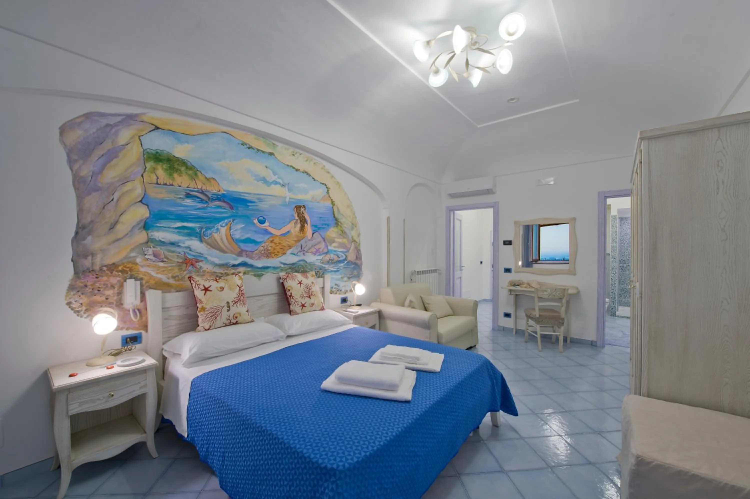 Bedroom, Bed in La Mela Blu