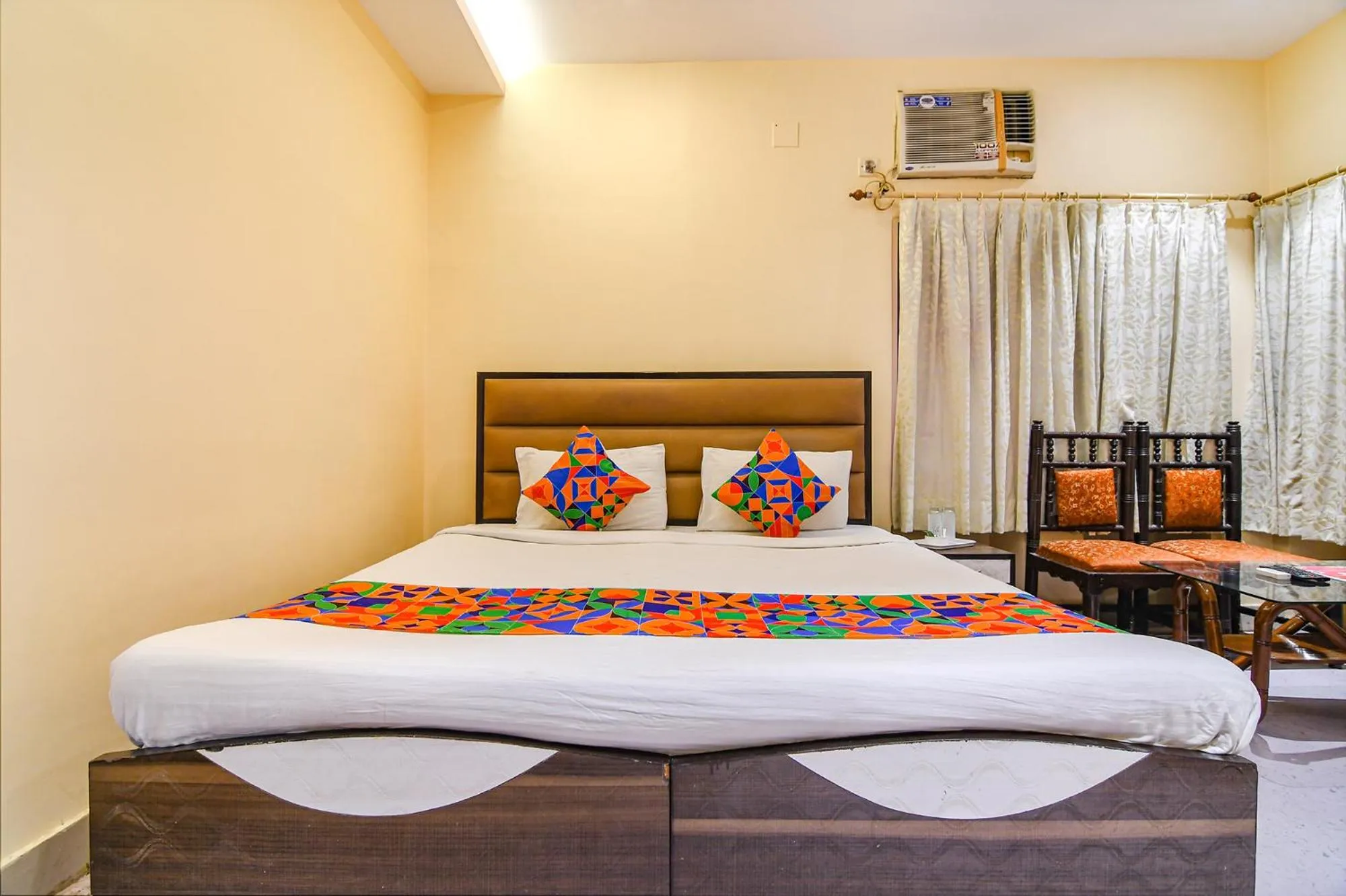 Bed in FabHotel Aayash - Nr City Center Metro Station