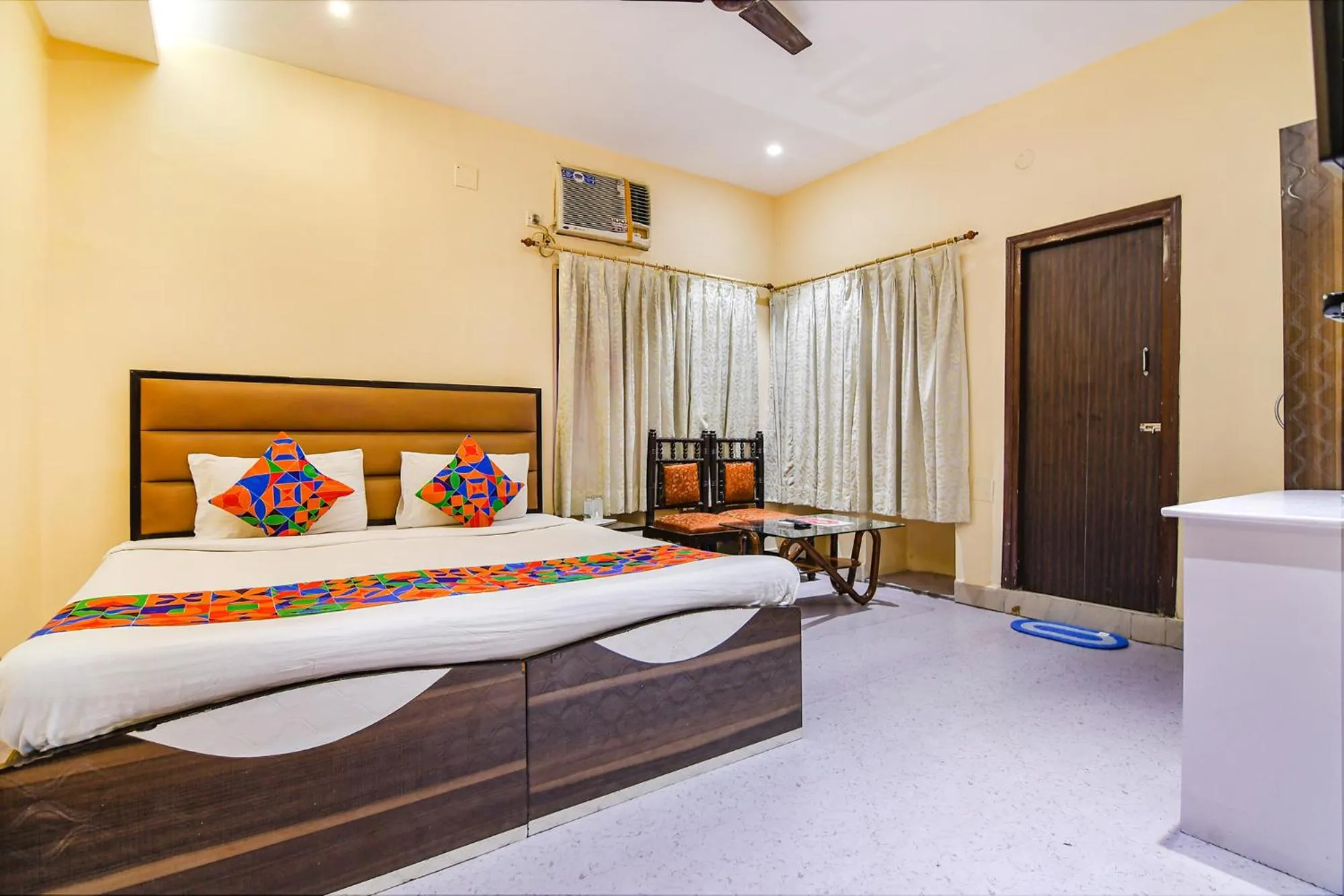 Bed in FabHotel Aayash - Nr City Center Metro Station