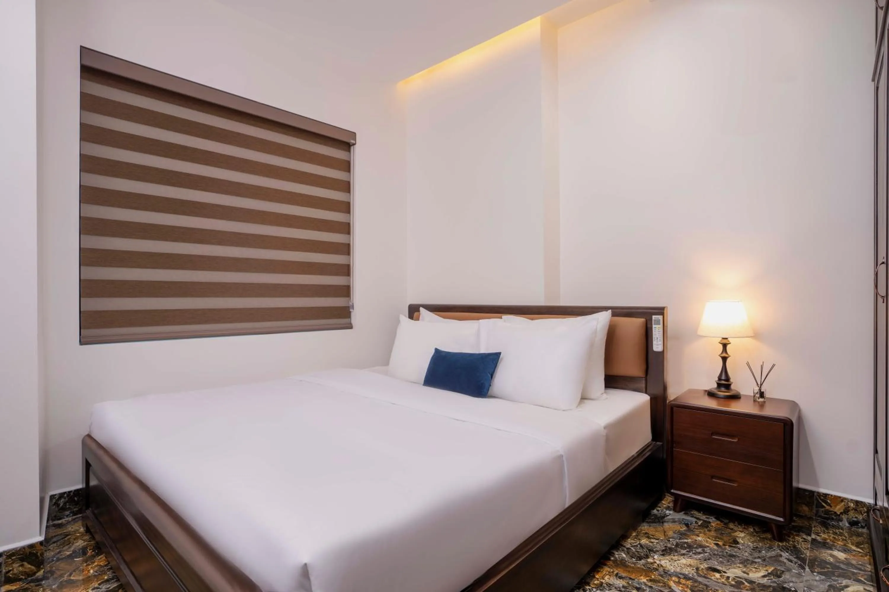 Bed in Hai An Hotel Suites Ha Noi