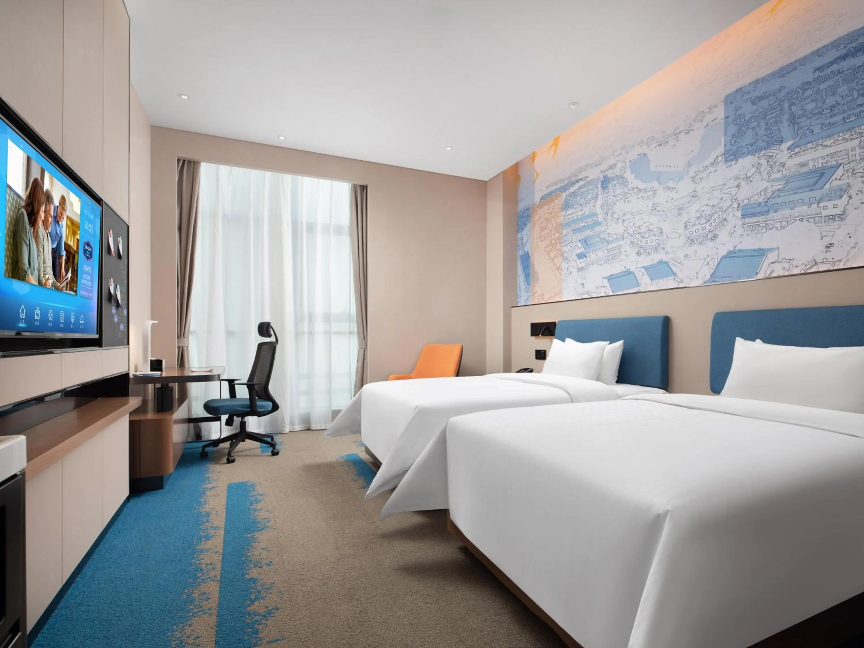 Bed in Hampton by Hilton Hefei West Railway Station