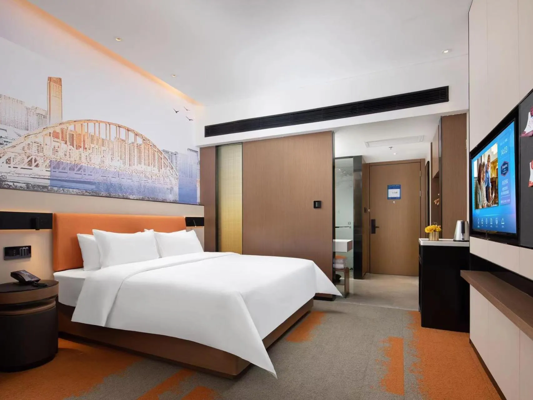 Bed in Hampton by Hilton Hefei West Railway Station