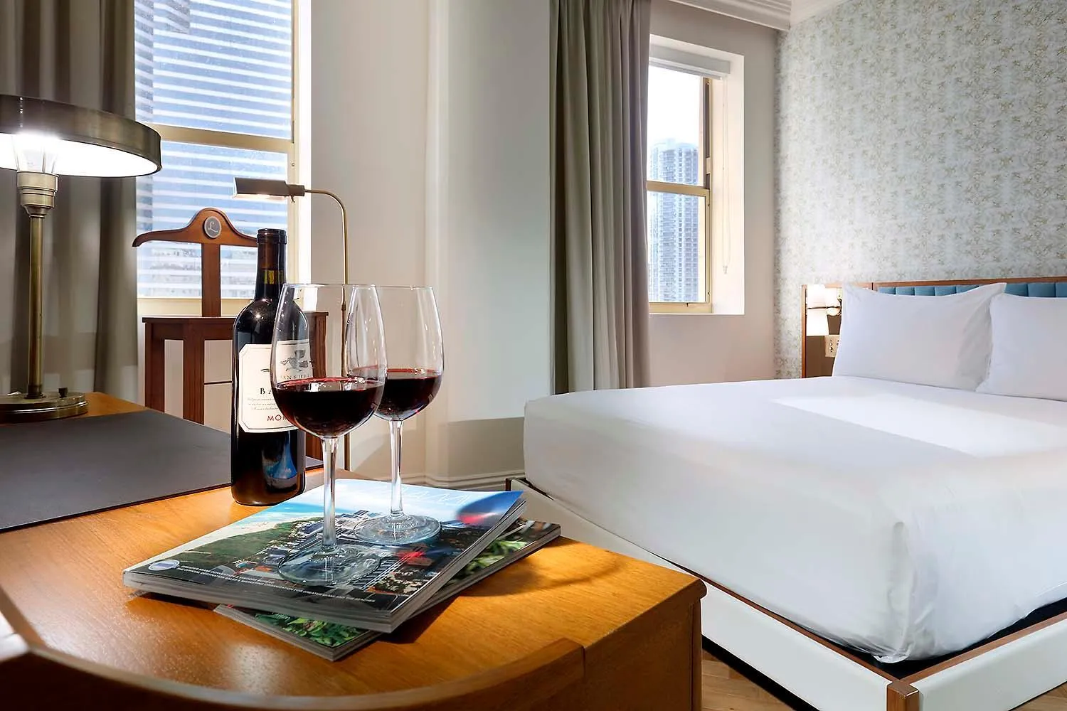 Decorative detail, Bed in Eurostars Langford