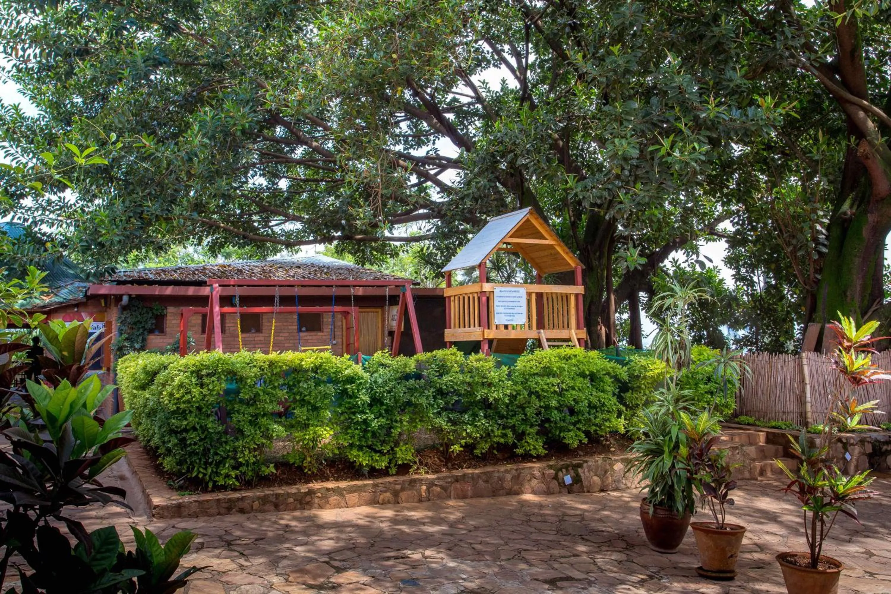 Children play ground in Heaven Restaurant & Boutique Hotel