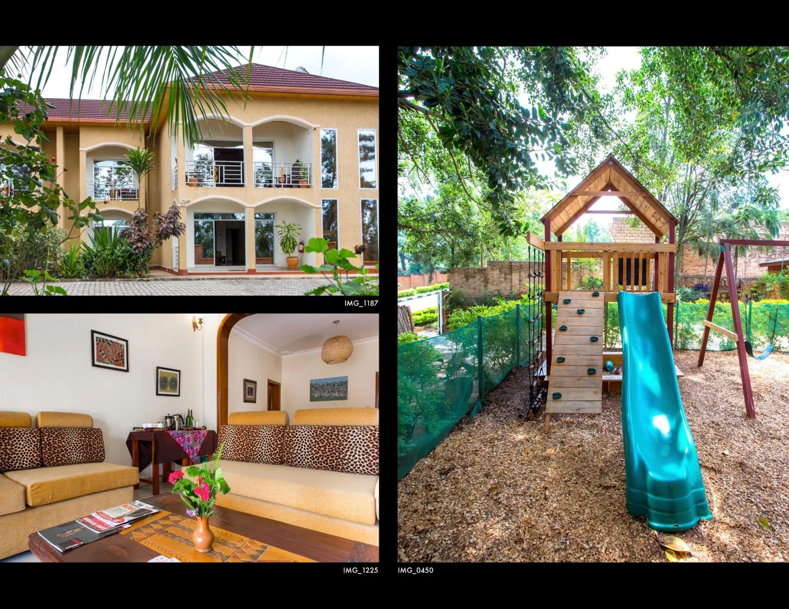 Children play ground in Heaven Restaurant & Boutique Hotel