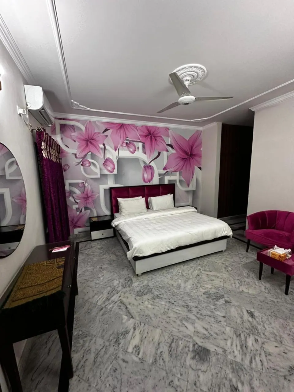 Bed in AK Rezidor Guest House