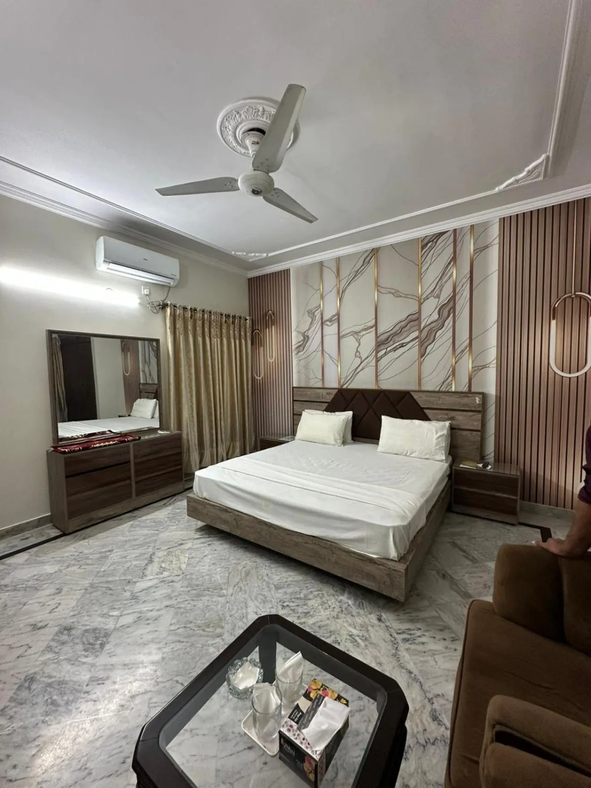 Bed in AK Rezidor Guest House