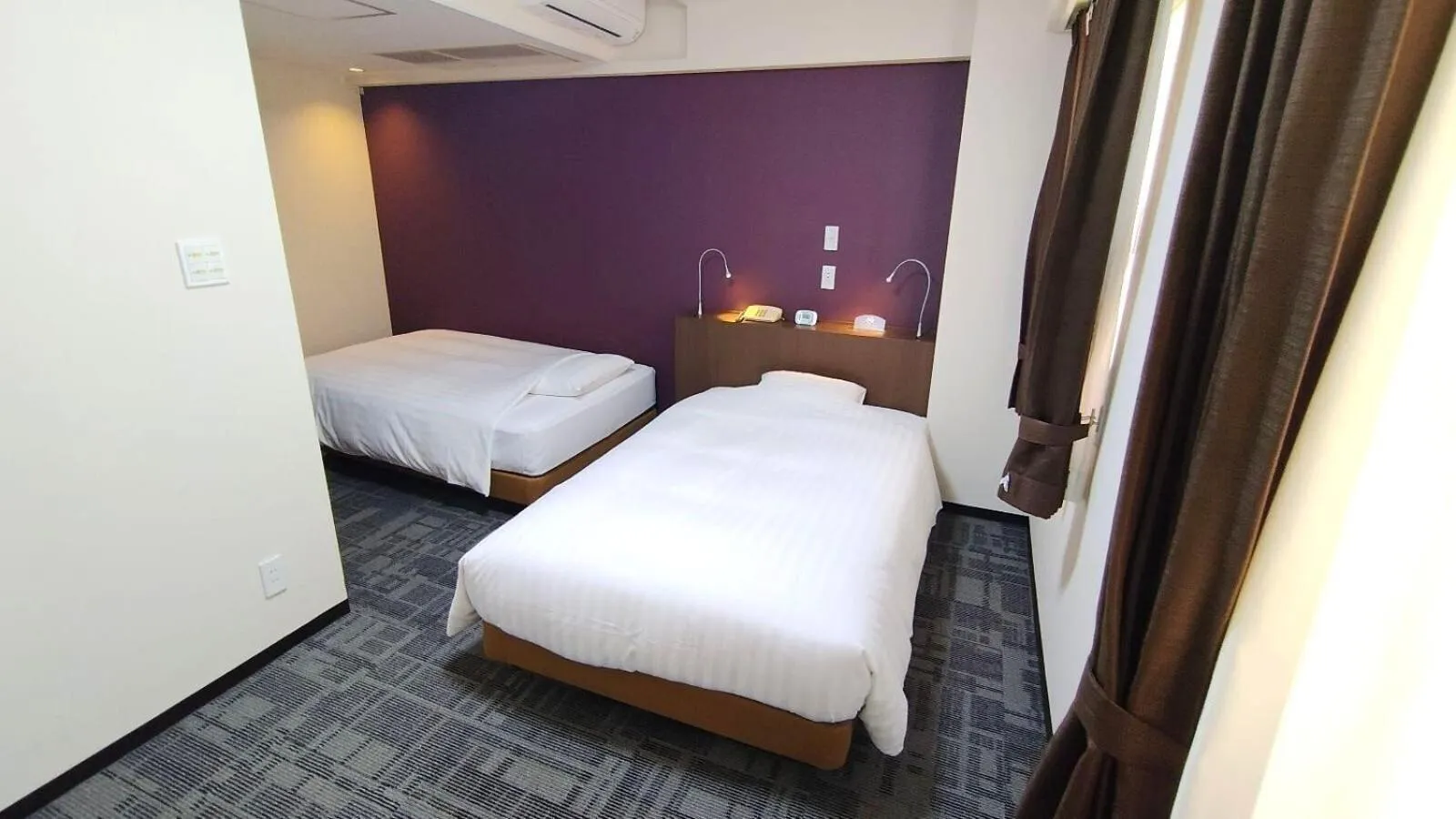 Photo of the whole room, Bed in Hotel Wing International Sukagawa